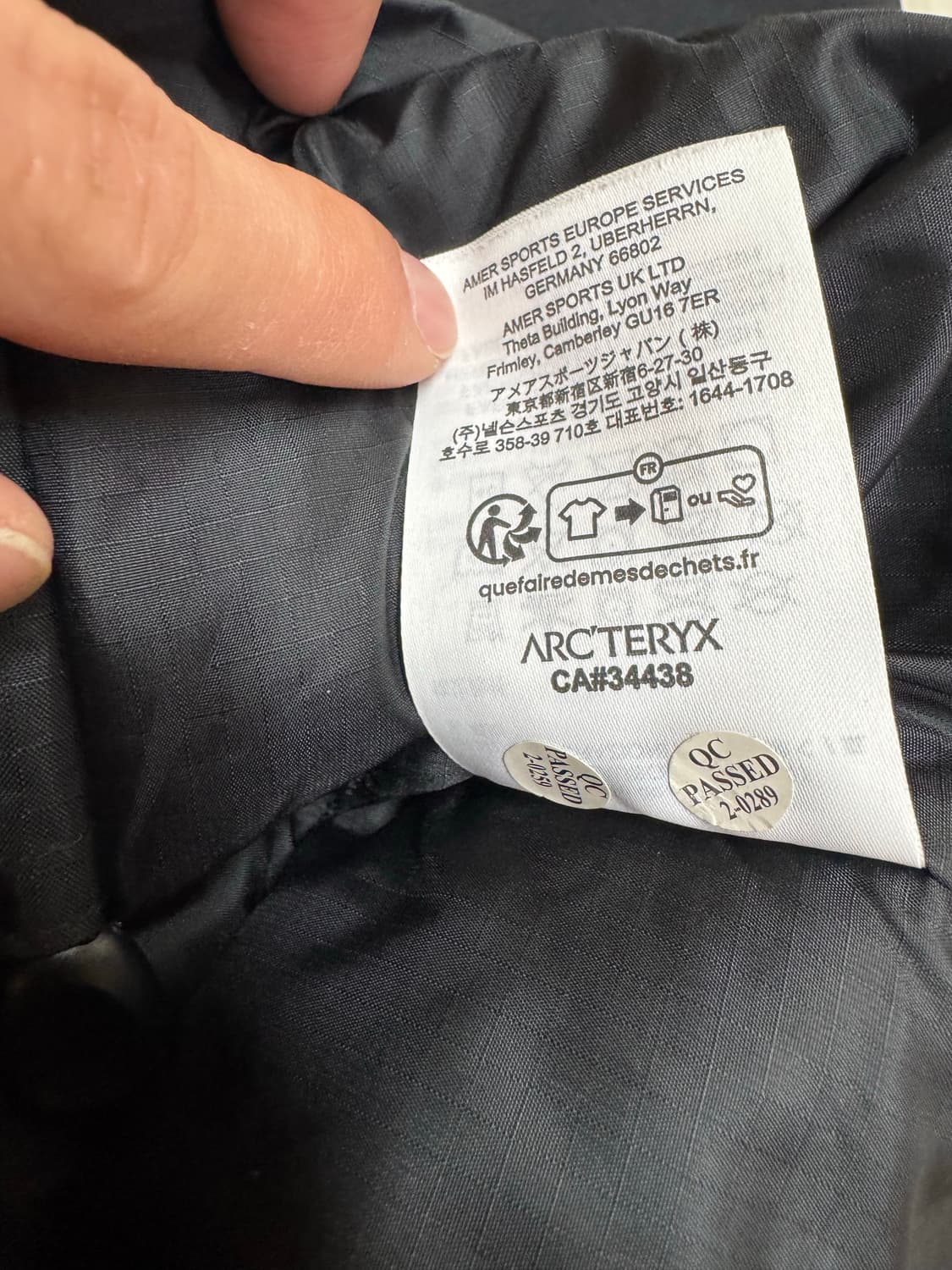 [M] 아크테릭스 리프 콜드 WX LT gen2 논후디 블랙 상품이미지8