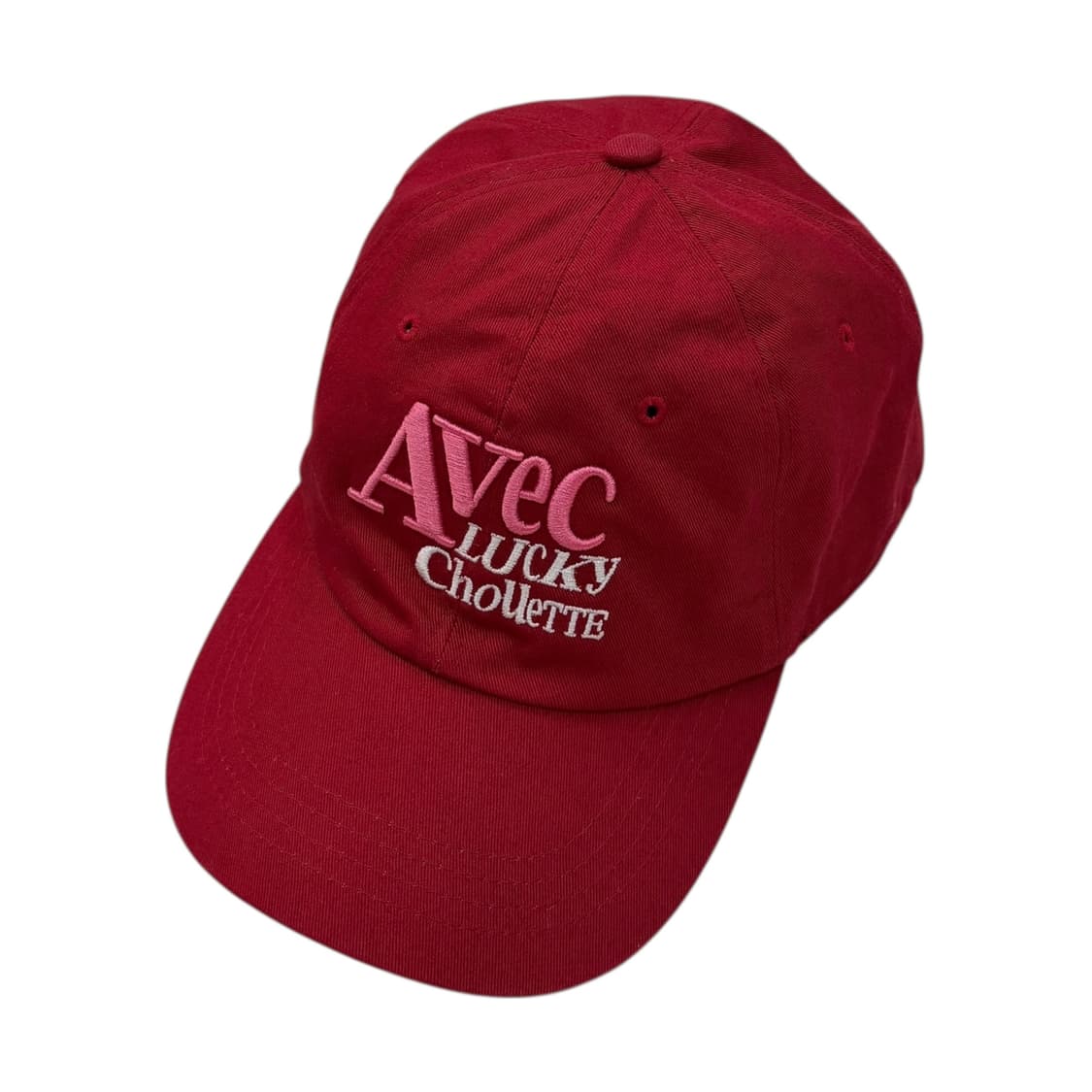 럭키슈에뜨 볼캡 모자 버건디 레드 상품이미지2