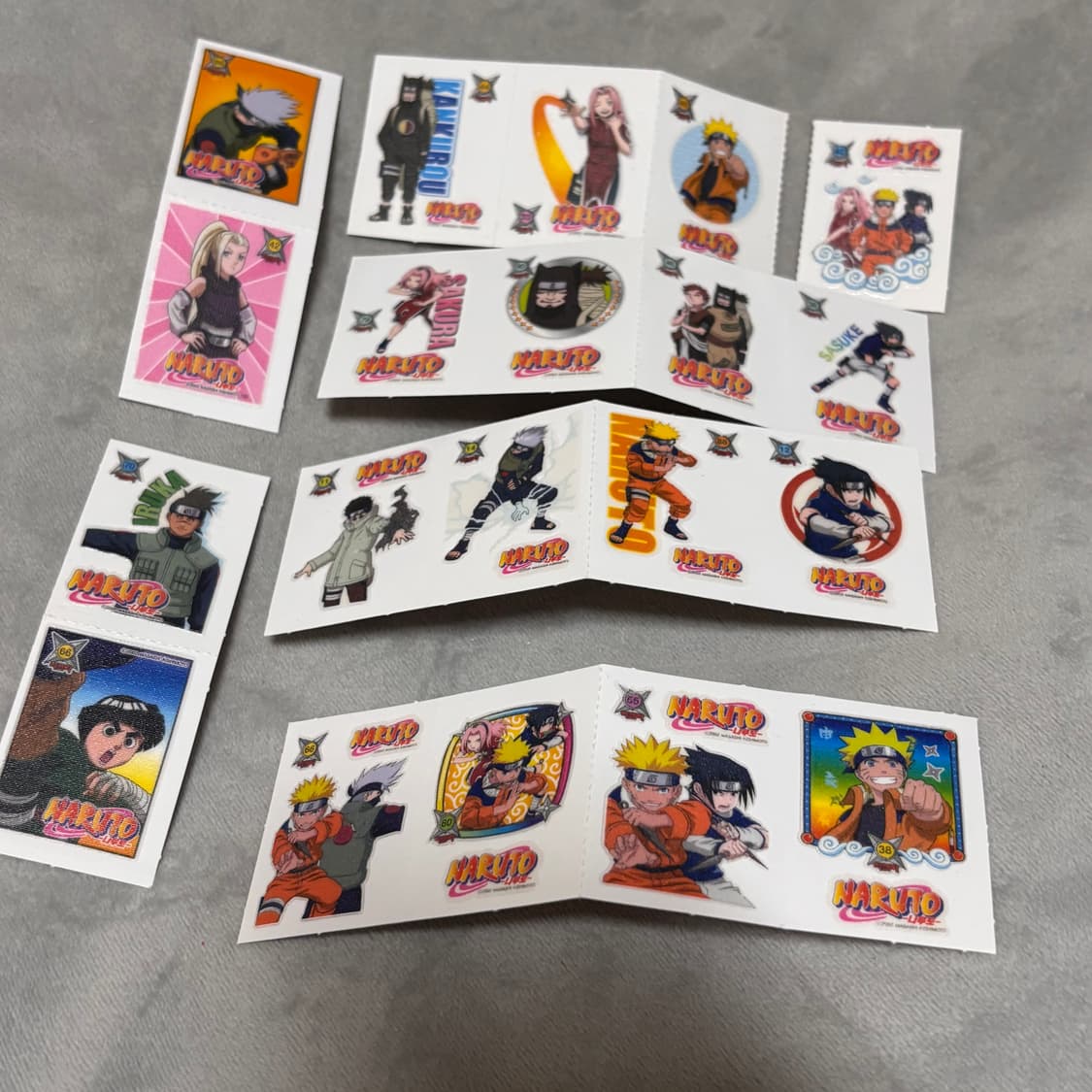 고전 나루토 씰스티커 70장  상품이미지2
