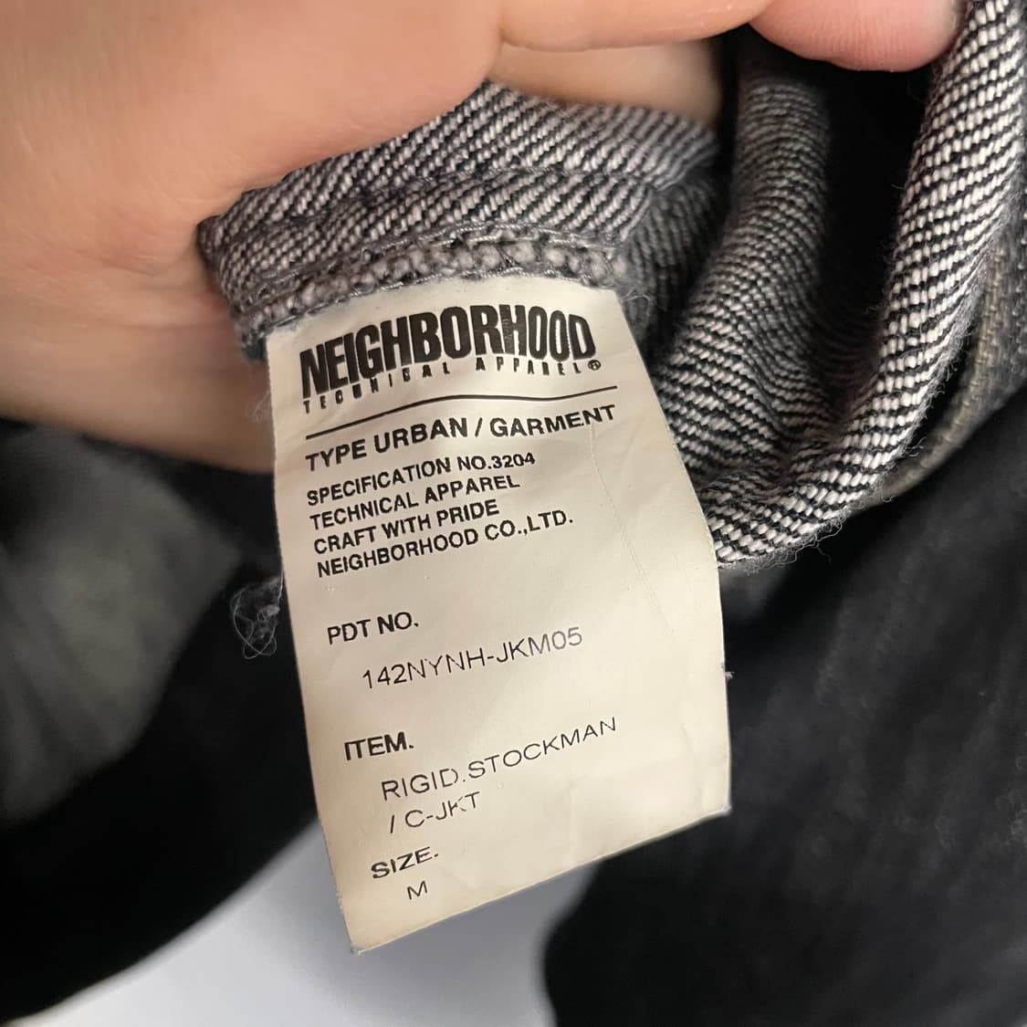 14s 네이버후드 리지드 스톡맨 데님자켓 상품이미지9