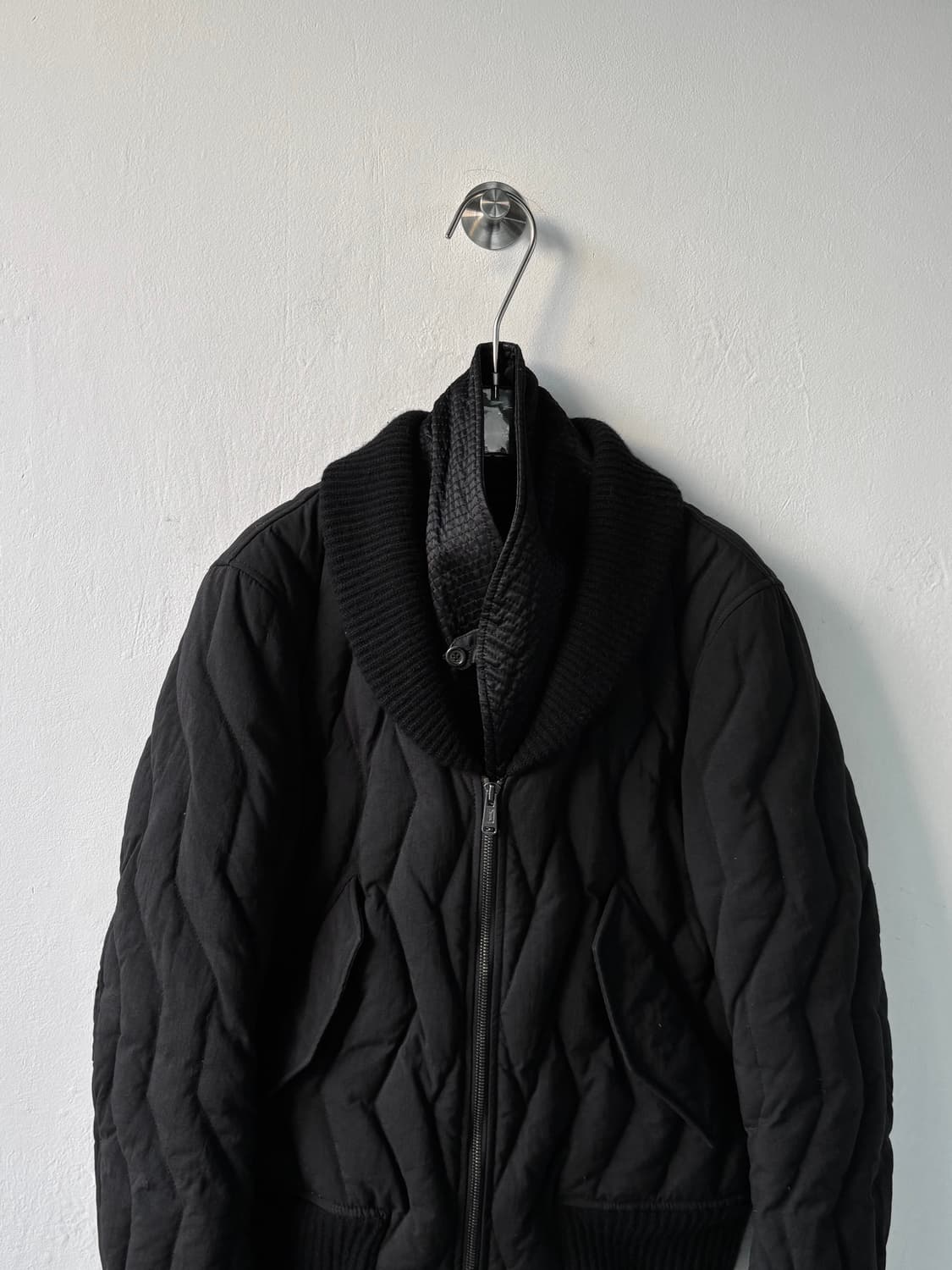 생로랑 10fw 런웨이 피스 밀리터리 봄버 자켓 상품이미지6