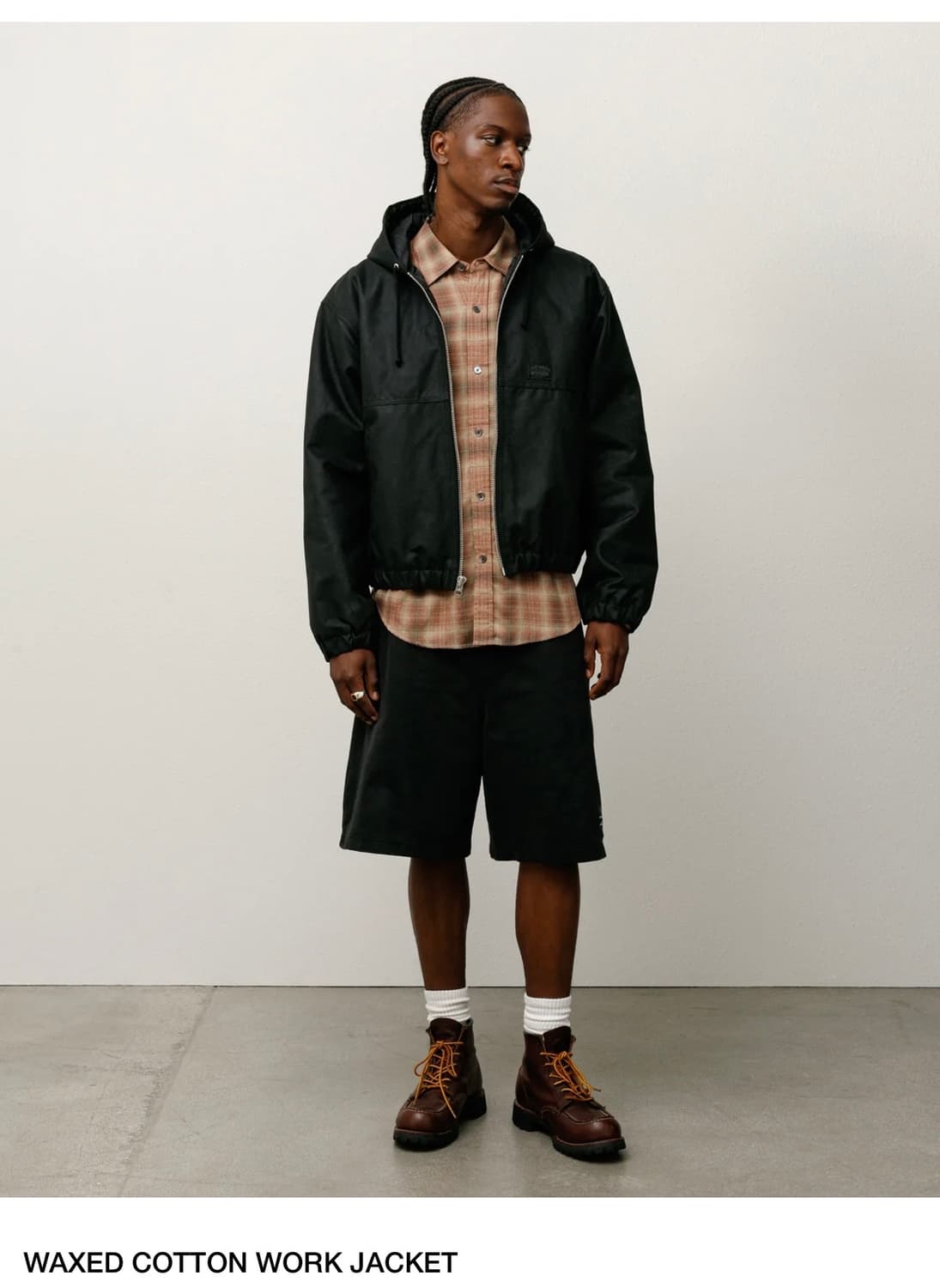 스투시 왁스드 코튼 워크 자켓(S Size) 상품이미지2