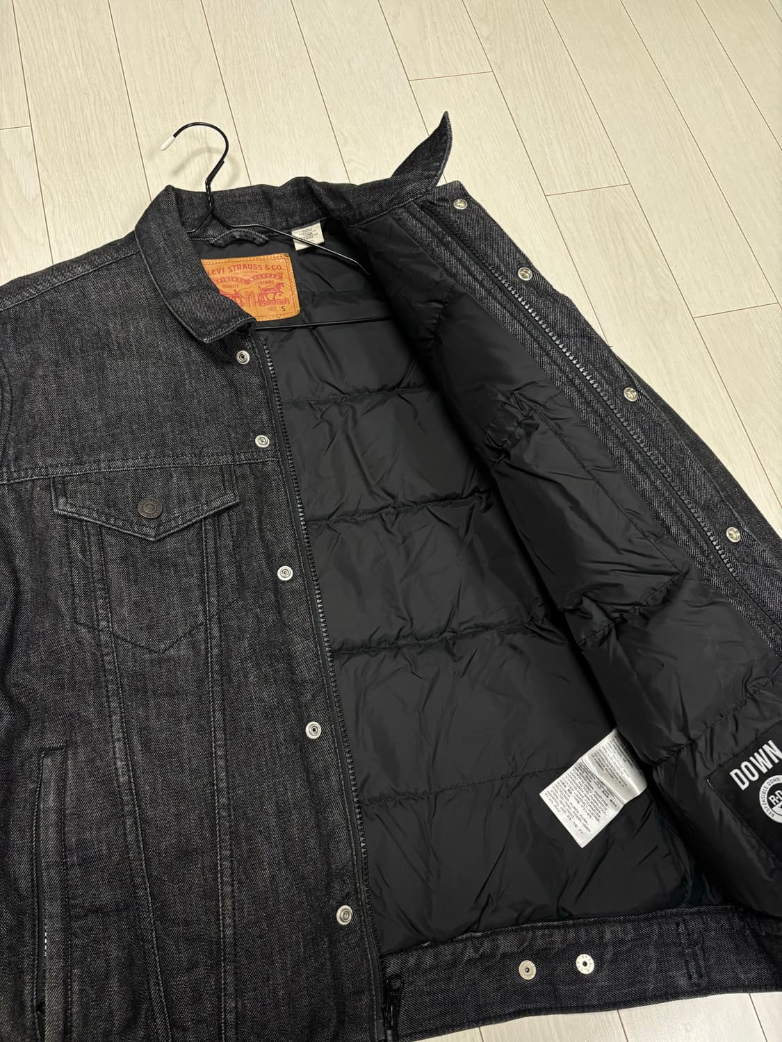 [S] 리바이스 누빔 흑청 자켓 상품이미지3