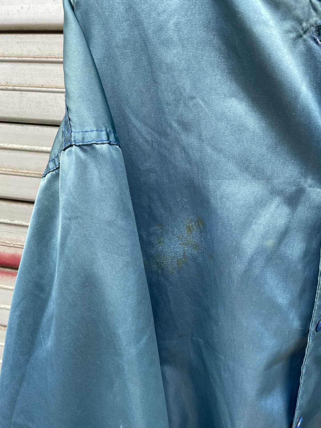 90s L.A. Dodgers Hard Faded Satin Jacket 상품이미지8