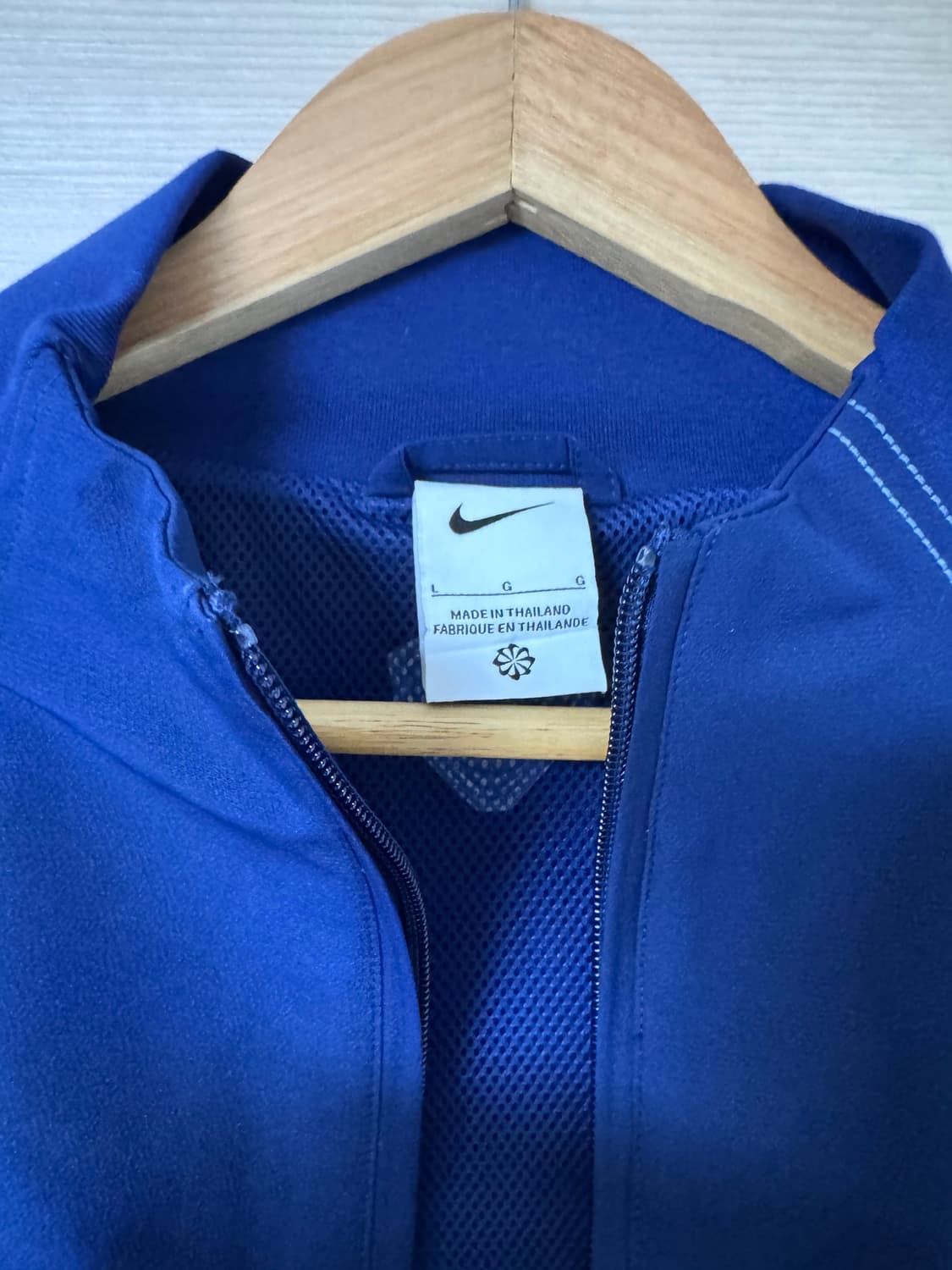 나이키 포르투갈 2004 레트로 사커 레플리카 트랙 자켓 블루 보이드  상품이미지5