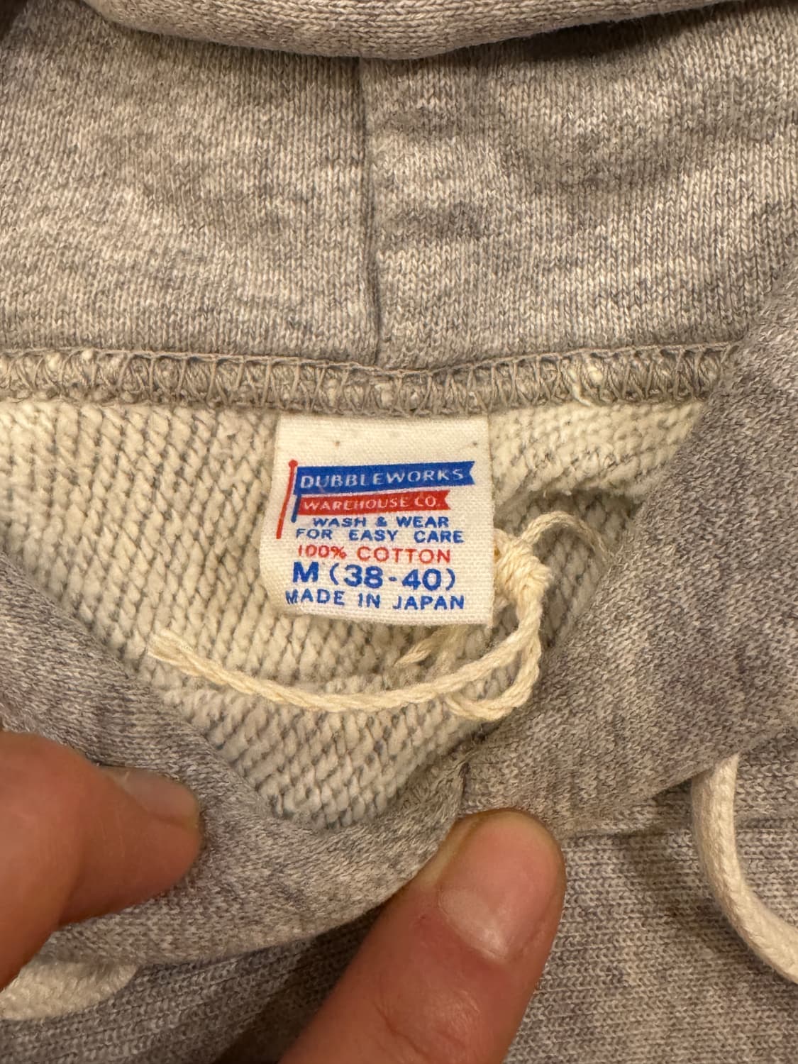 웨어하우스 Sandiego 리버스위브 후드 (M) 상품이미지5