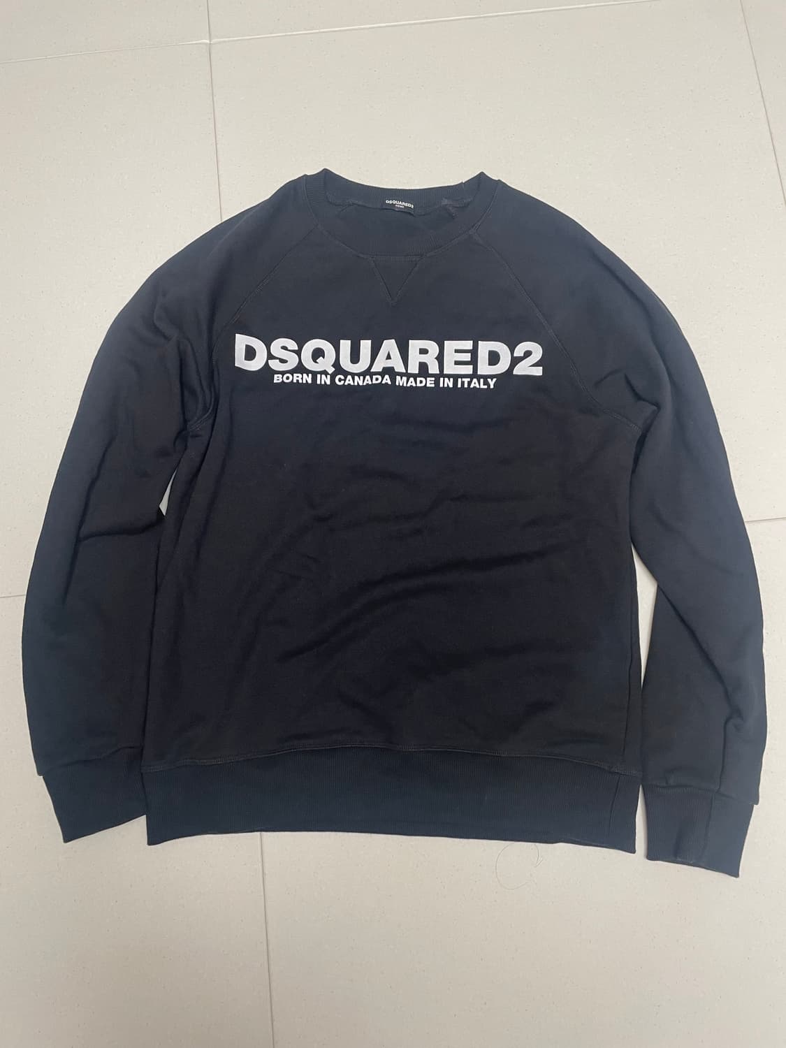 디스퀘어드2 블랙 맨투맨 XL 상품이미지1