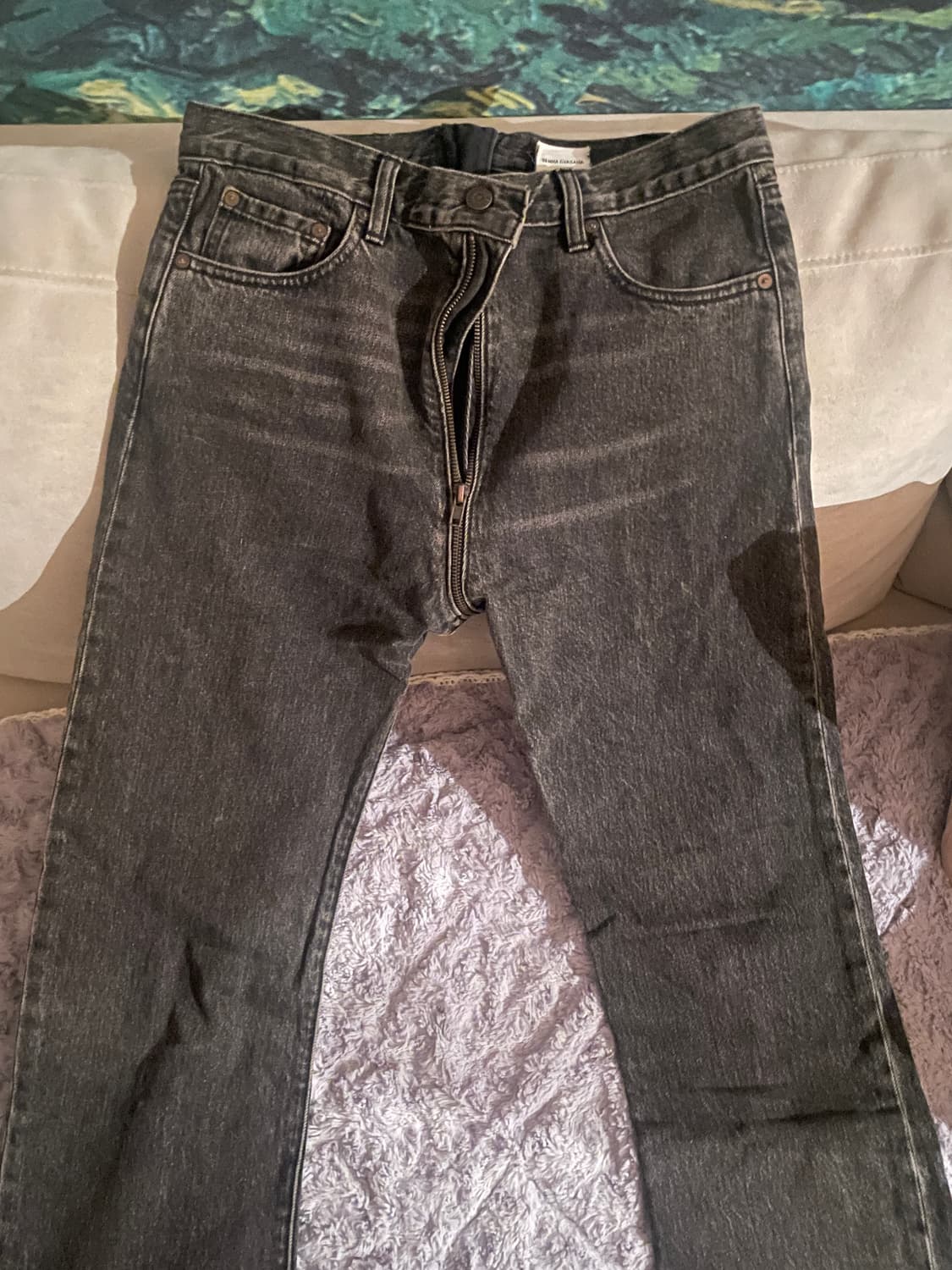 vetements x levis reversible zipper 데님팬츠 상품이미지2