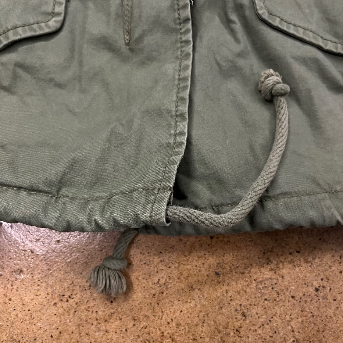 [정품/XS] 폴로 랄프로렌 카키색 야상 조끼 밀리터리 스타일 b16 상품이미지7