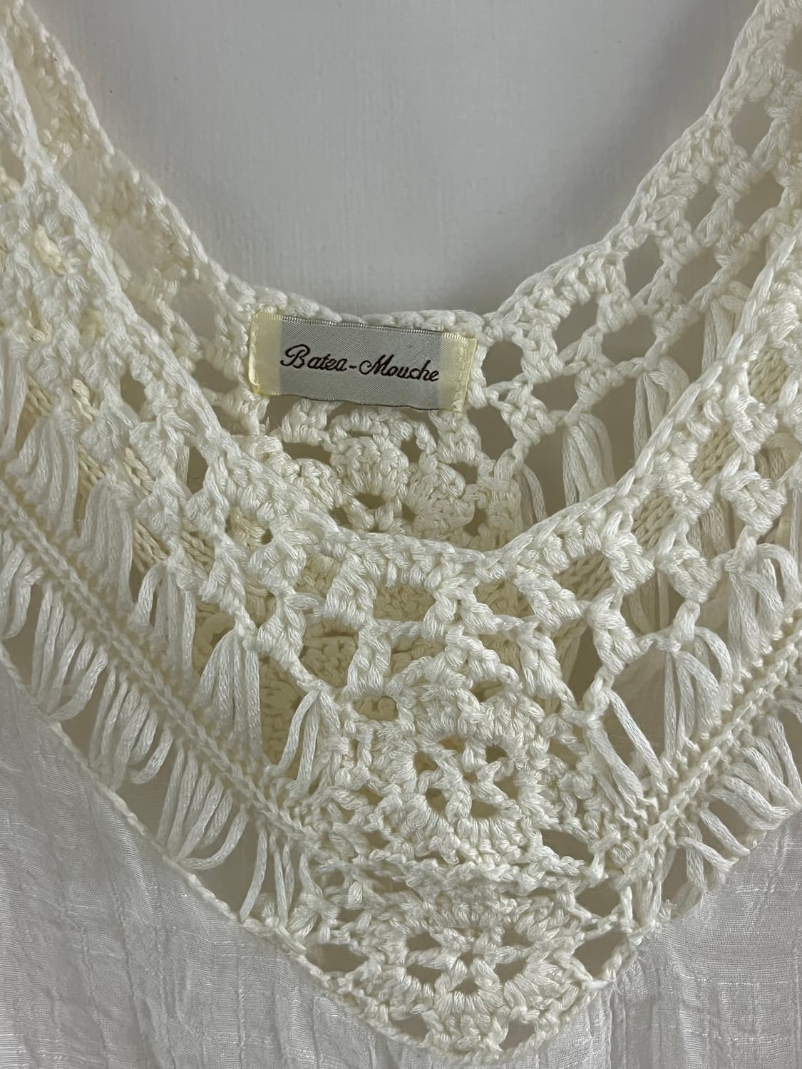 Boho White Tassel Tunic 상품이미지4
