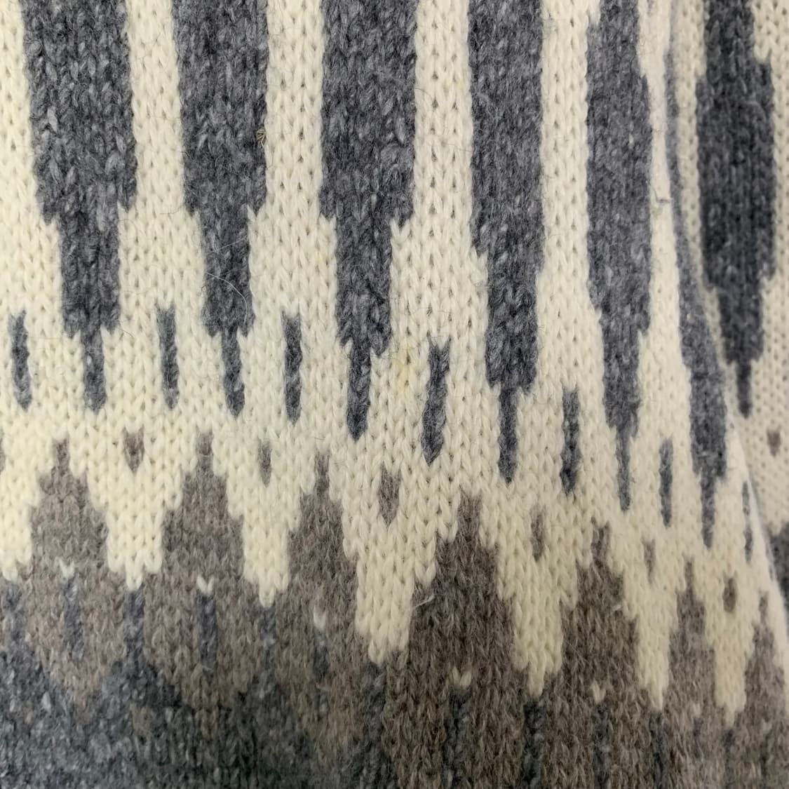 베네통 빈티지 패턴 니트 스웨터 남녀공용 L 상품이미지4