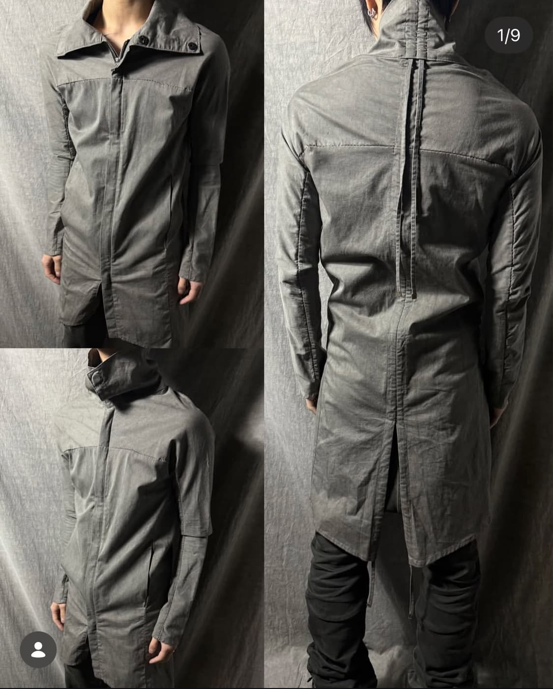 Incarnation high collar long jacket 상품이미지1