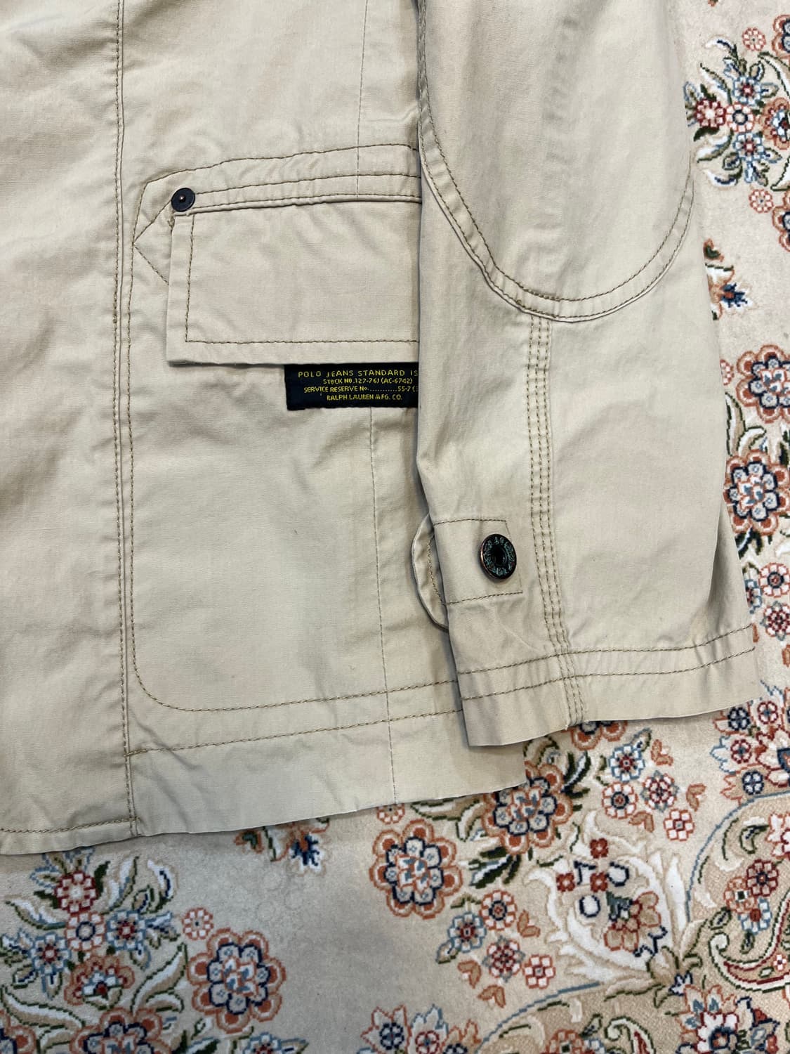 폴로 진스 3B 스탠드카라 블레이저 자켓 상품이미지5