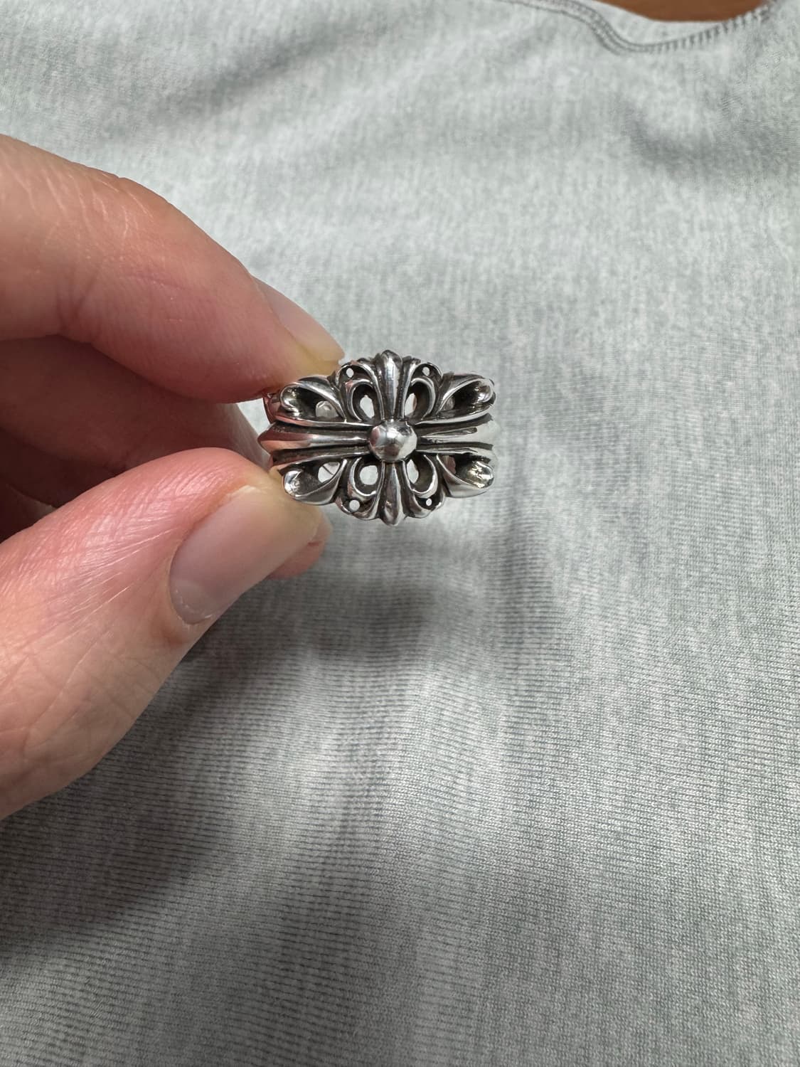 [us5.5]크롬하츠 더블플로랄링 상품이미지2