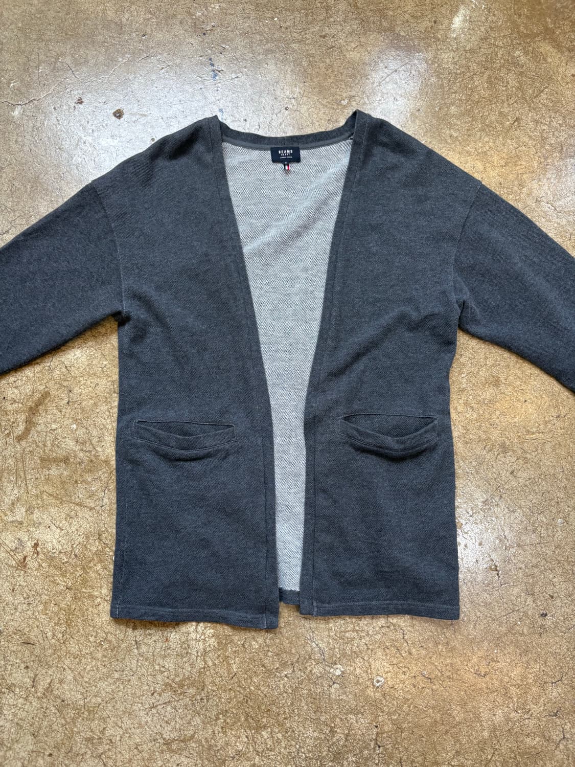 Beams Heart 코튼 포켓 가디건 상품이미지2