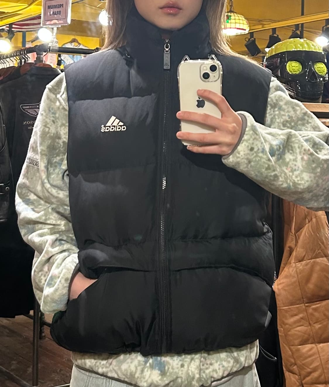 [HI] 아디다스 패딩 조끼 블랙 상품이미지2