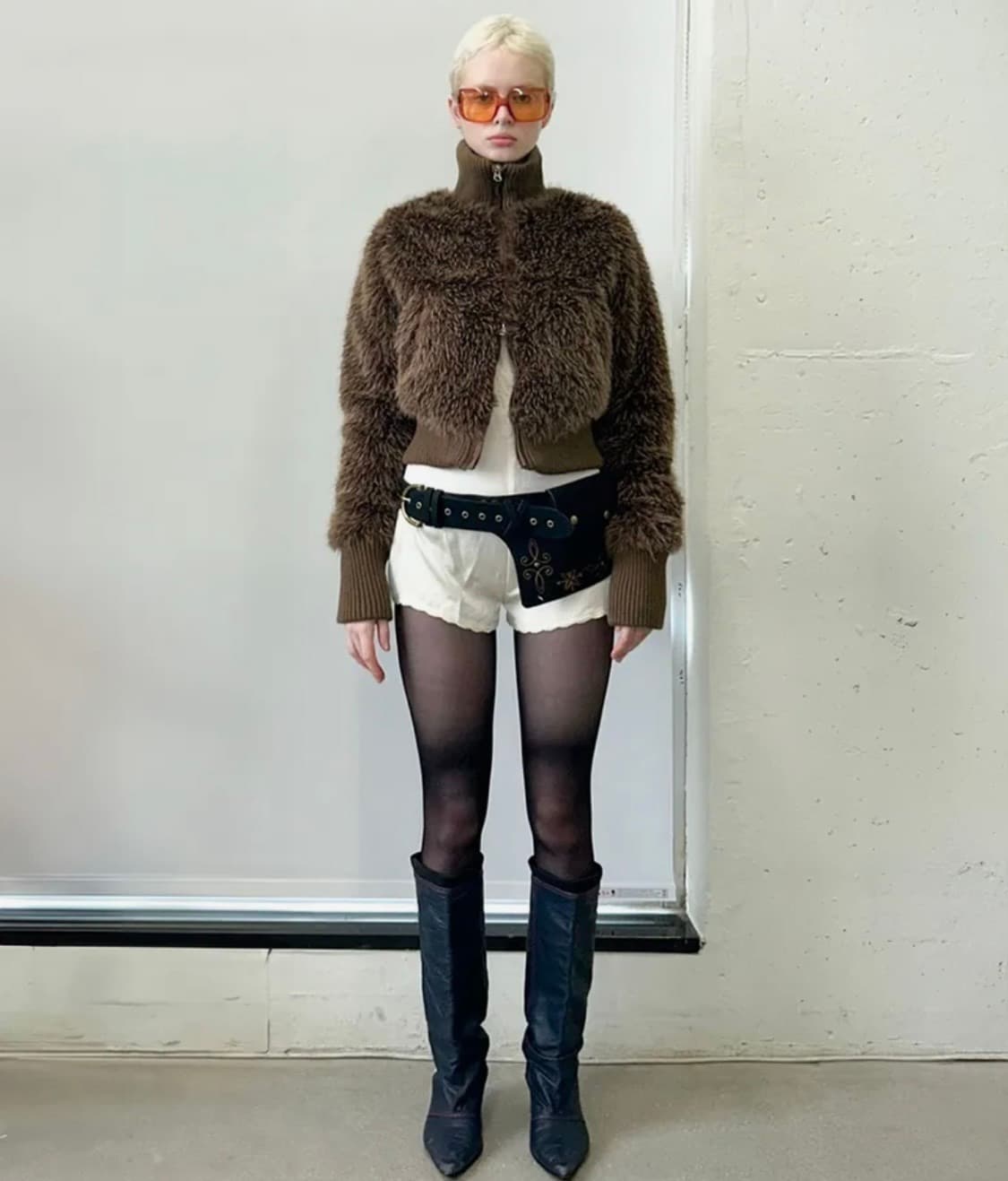 스컬프터 퍼 집업 상품이미지4