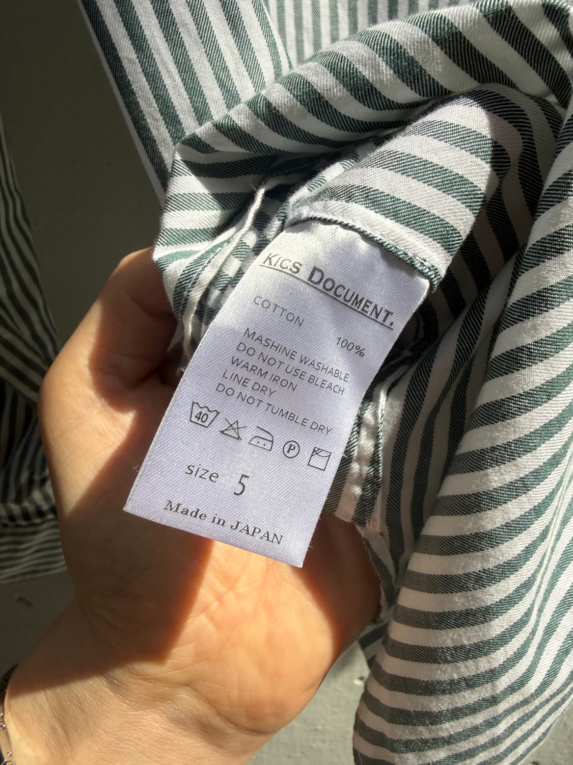 kics document 롱테일셔츠 상품이미지8