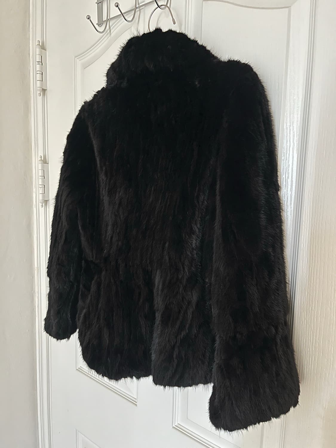 빈티지 리얼 밍크 퍼자켓 블랙 상품이미지3