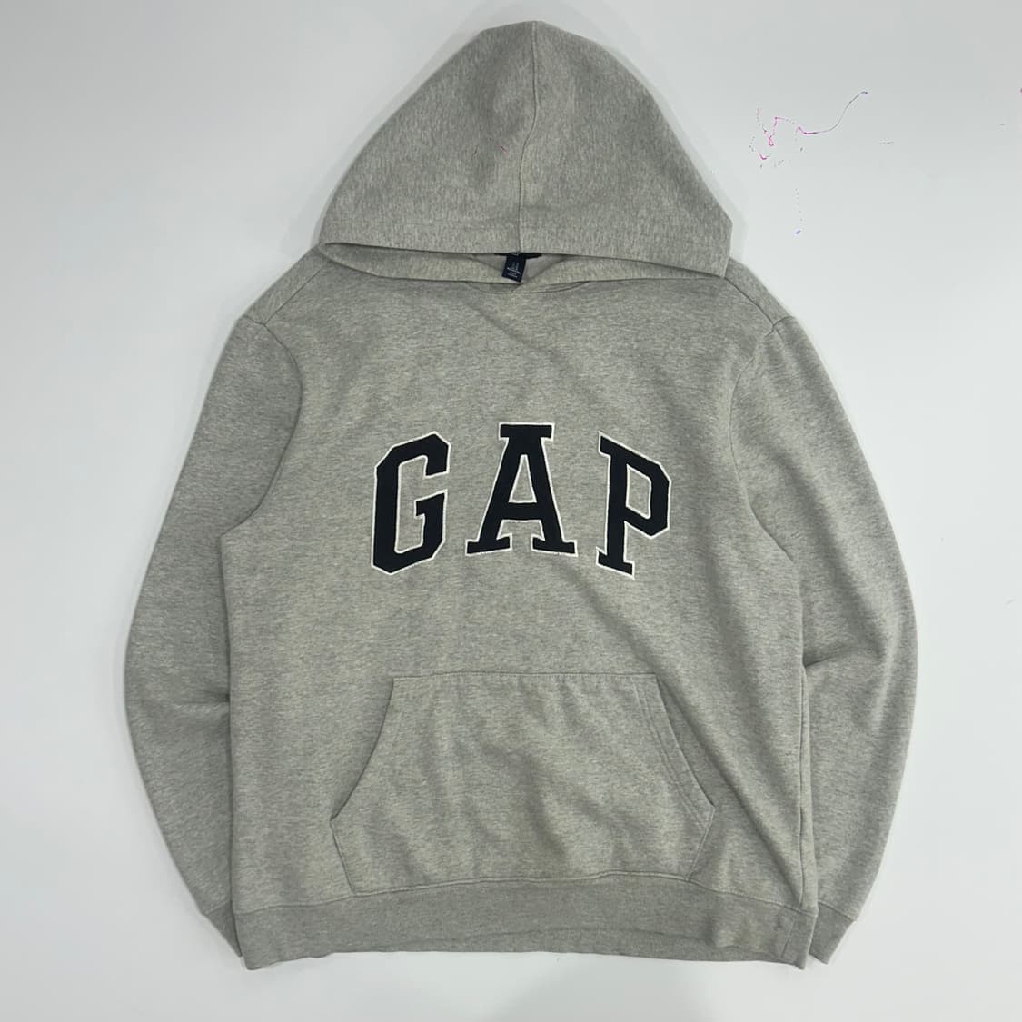 Gap 갭 블랙로고 그레이 후드티 상품이미지3