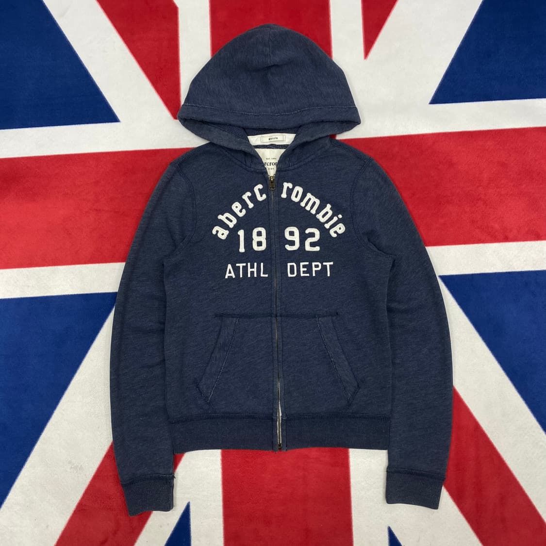 아베크롬비 아치로고 후드집업 실측 55-55반 상품이미지1