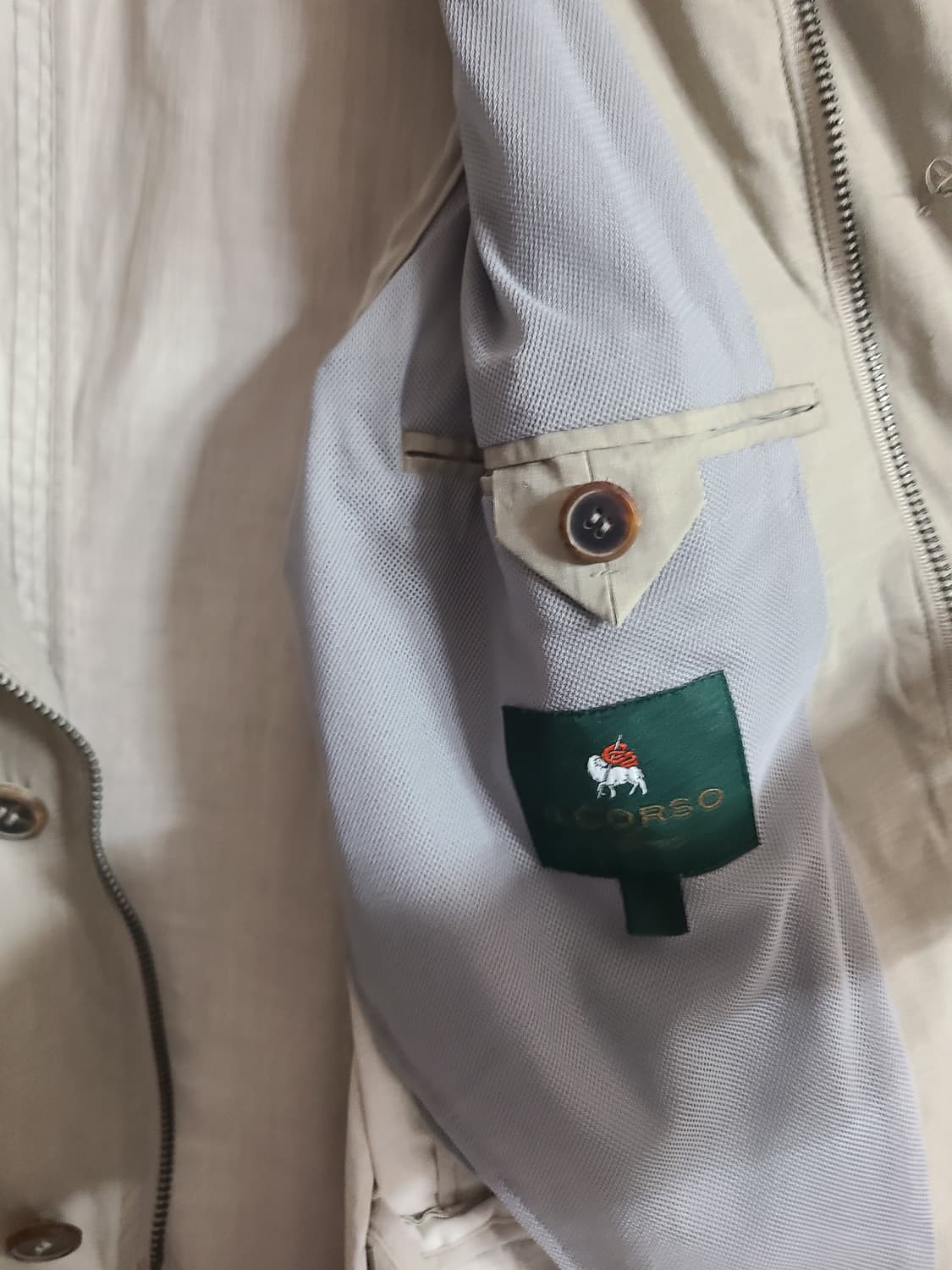 (새옷)IL CORSO 스탠드넥 남성 자켓 95 상품이미지8