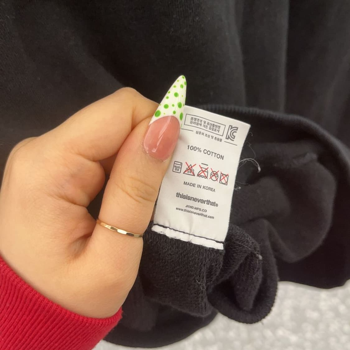 디스이즈네버댓 스트릿 캐주얼 그래픽로고 후드티 M C09237 상품이미지6