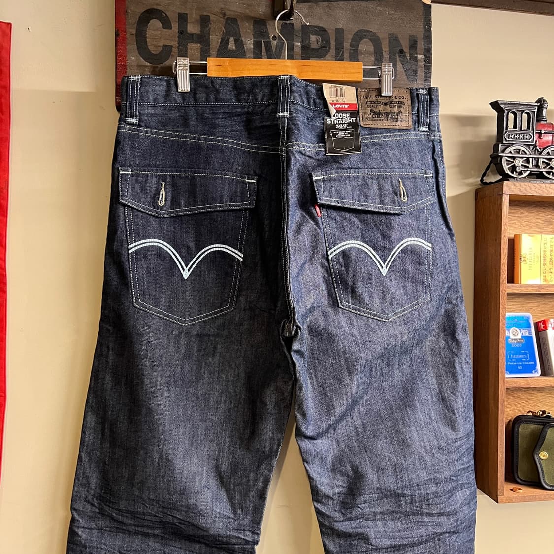 00's 리바이스 569 생지 36x30 Size Mexico 데드스탁 상품이미지6