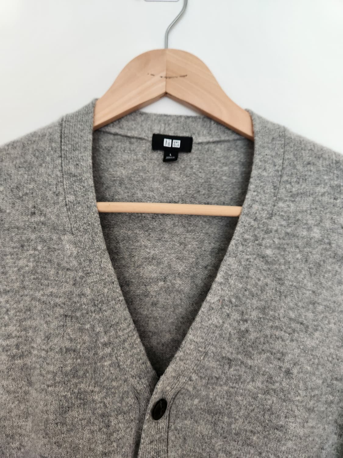 남자 유니클로 울 가디건 L 상품이미지3