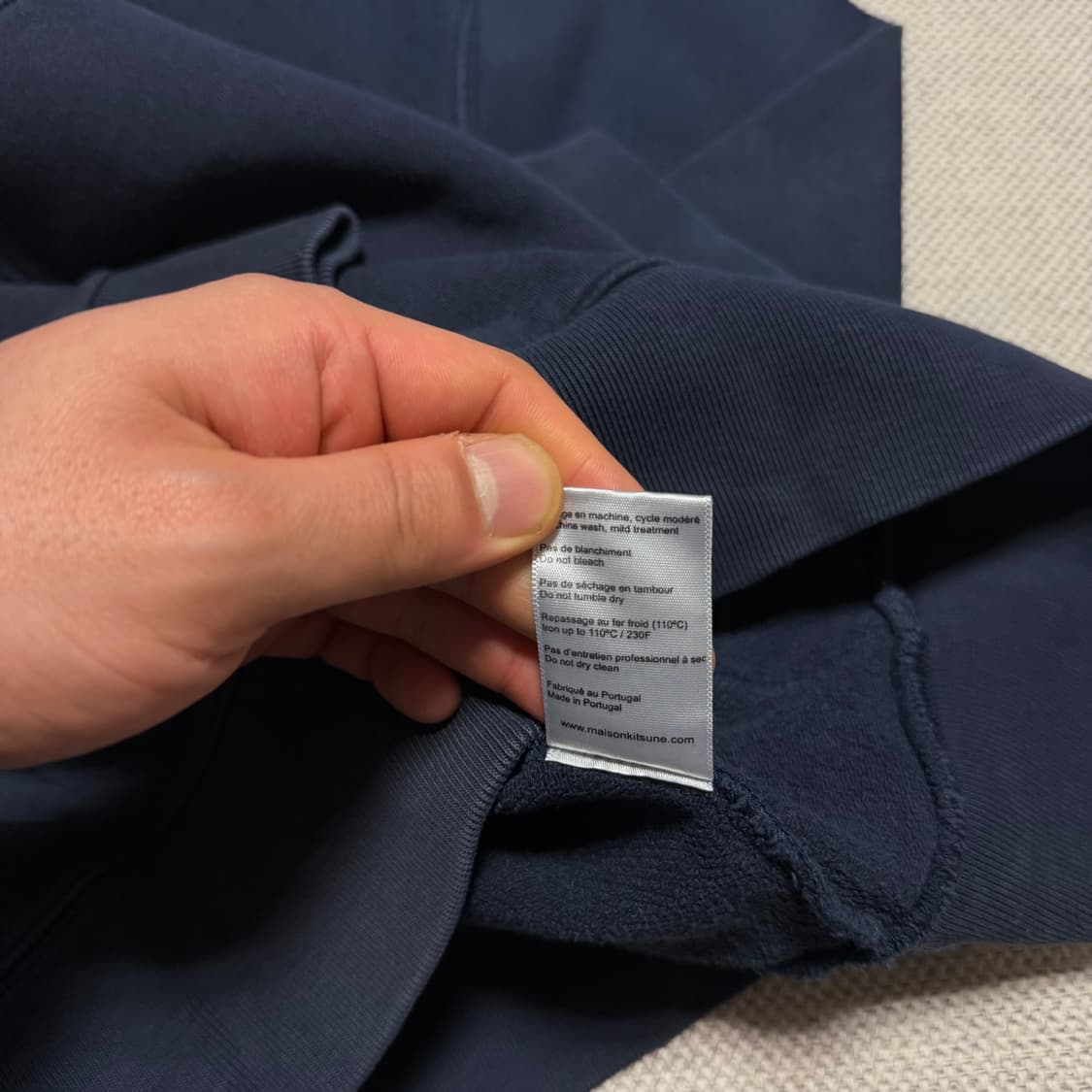 메종키츠네 그레이 폭스 패치 후드티 상품이미지4