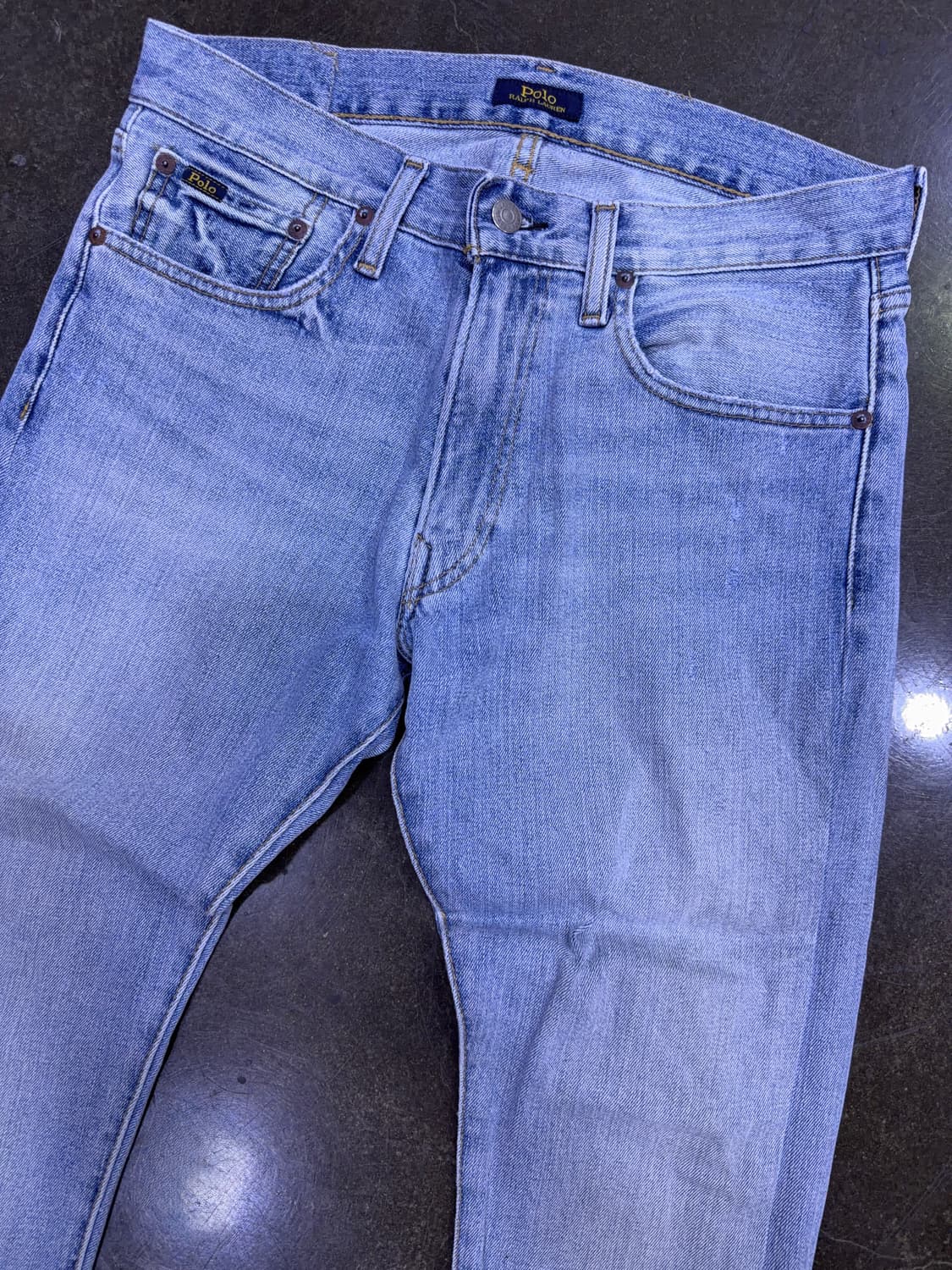 폴로 랄프로렌 설리반 슬림핏 연청 워싱 데님팬츠 청바지 30 상품이미지3