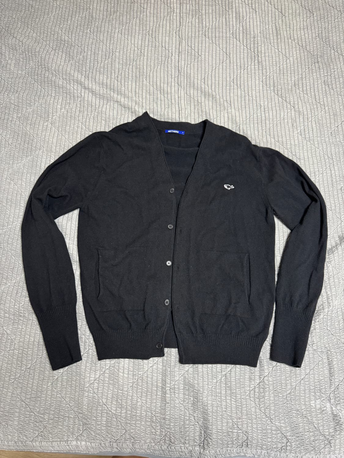 네이더스 메리노울 가디건 블랙 5사이즈 상품이미지1