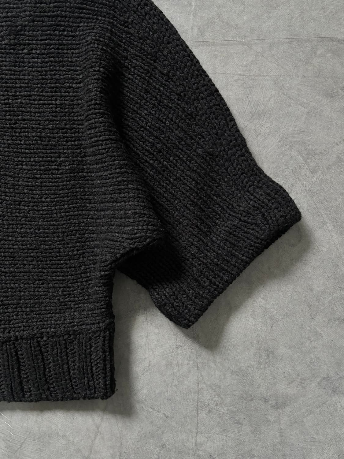 Armani Exchange 아르마니 익스체인지 블랙 니트 집업 상품이미지5