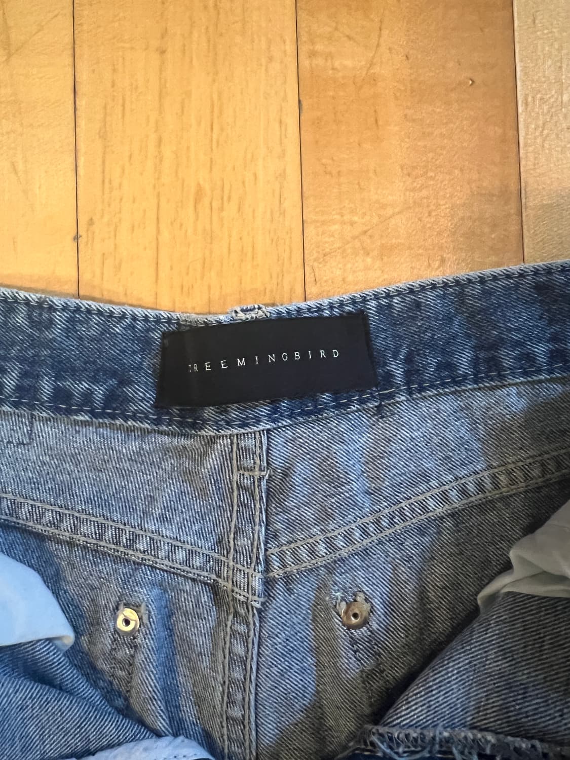 트리밍버드 와이드 청바지 M 상품이미지3