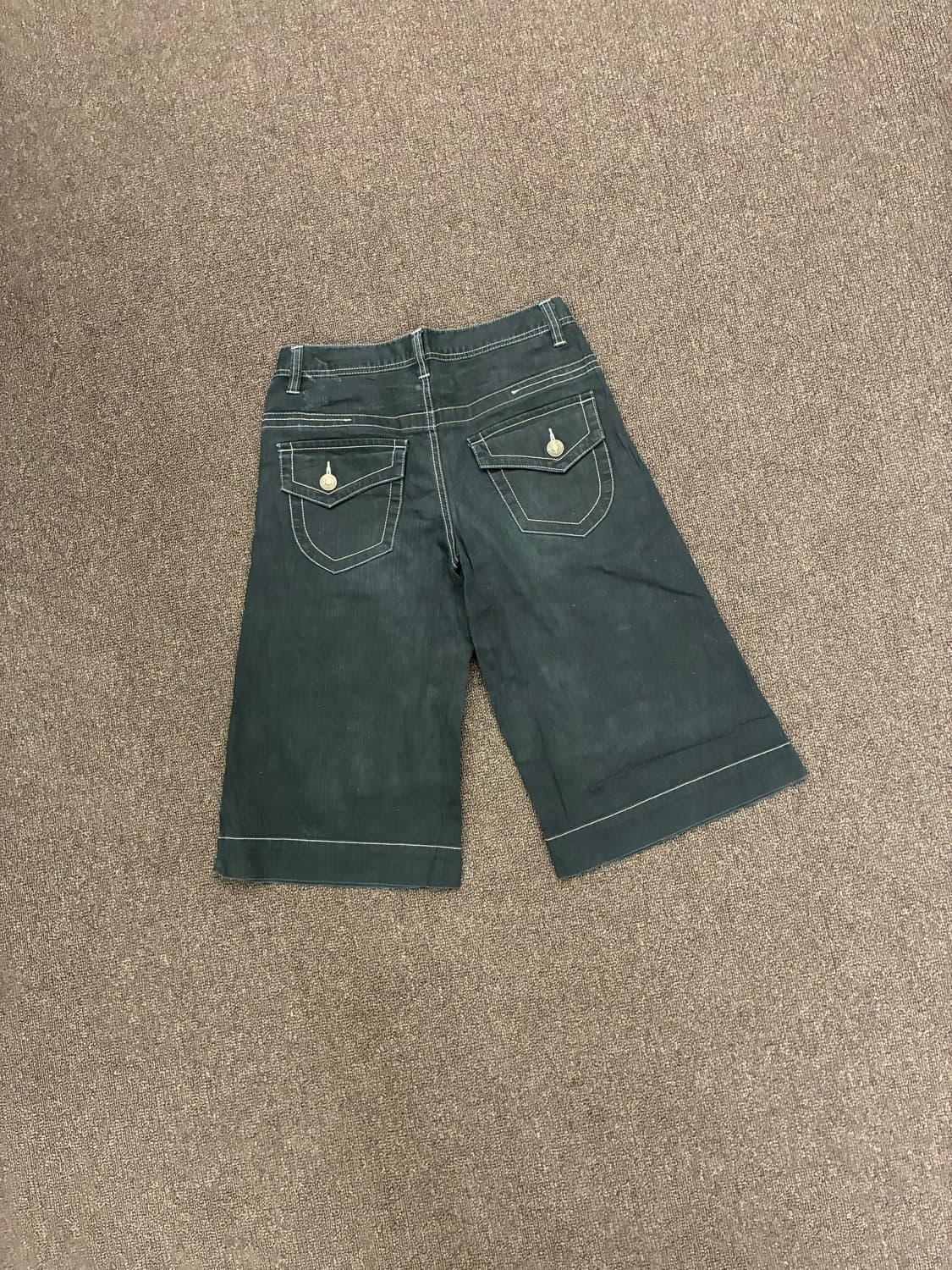 OS)Japanese vintage 여성 스티치 디테일 데님 쇼츠 상품이미지7