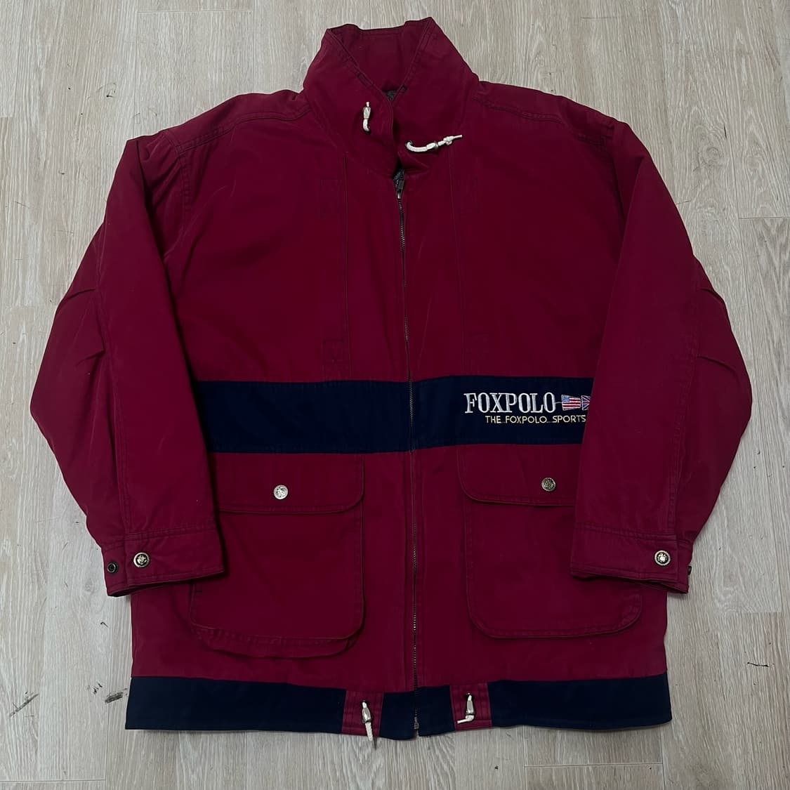 폴로 클럽 남성 빅로고 포켓 바람막이 자켓 L/100  상품이미지1