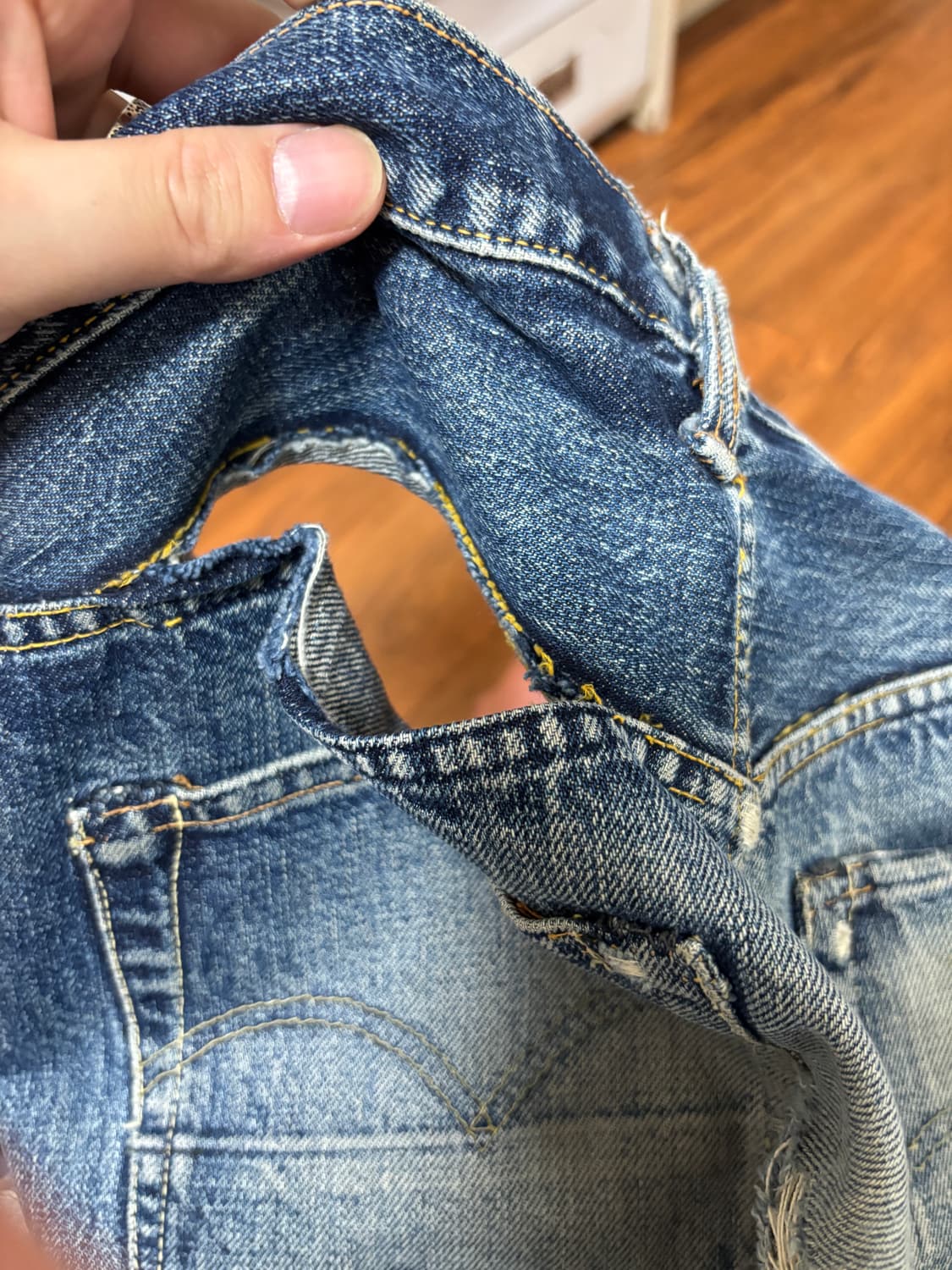 90s evisu 리바이스 복각 셀비지 데님 상품이미지5