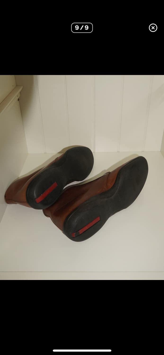 프라다 브라운 레이스업 부츠 280 상품이미지8