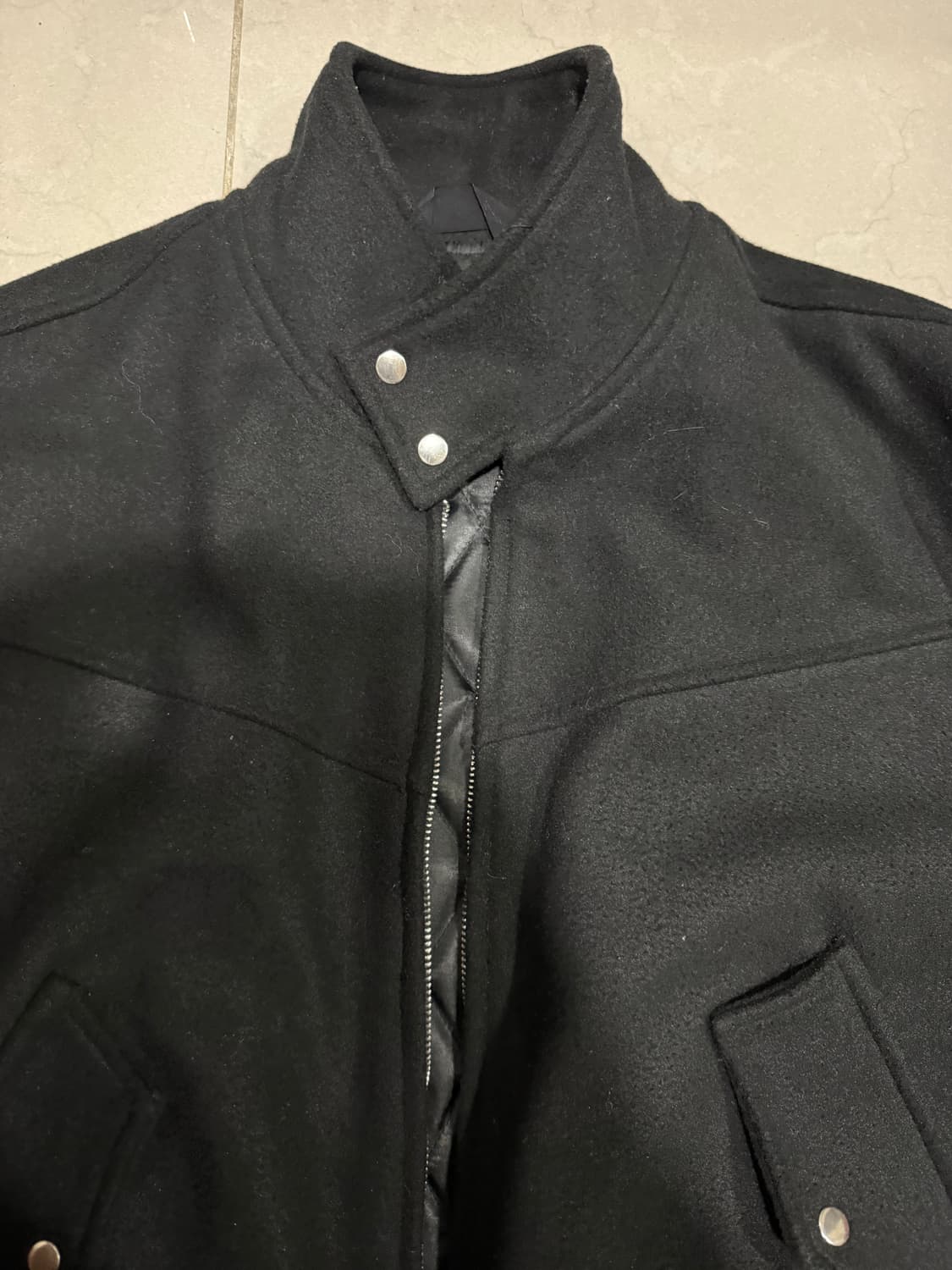 트릴리온 울 투웨이 해링턴 자켓 L 상품이미지2