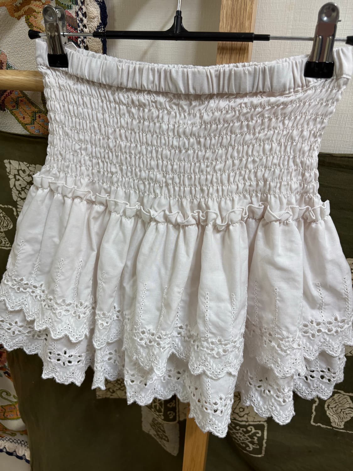 화이트 캉캉 미니 스커트 상품이미지2