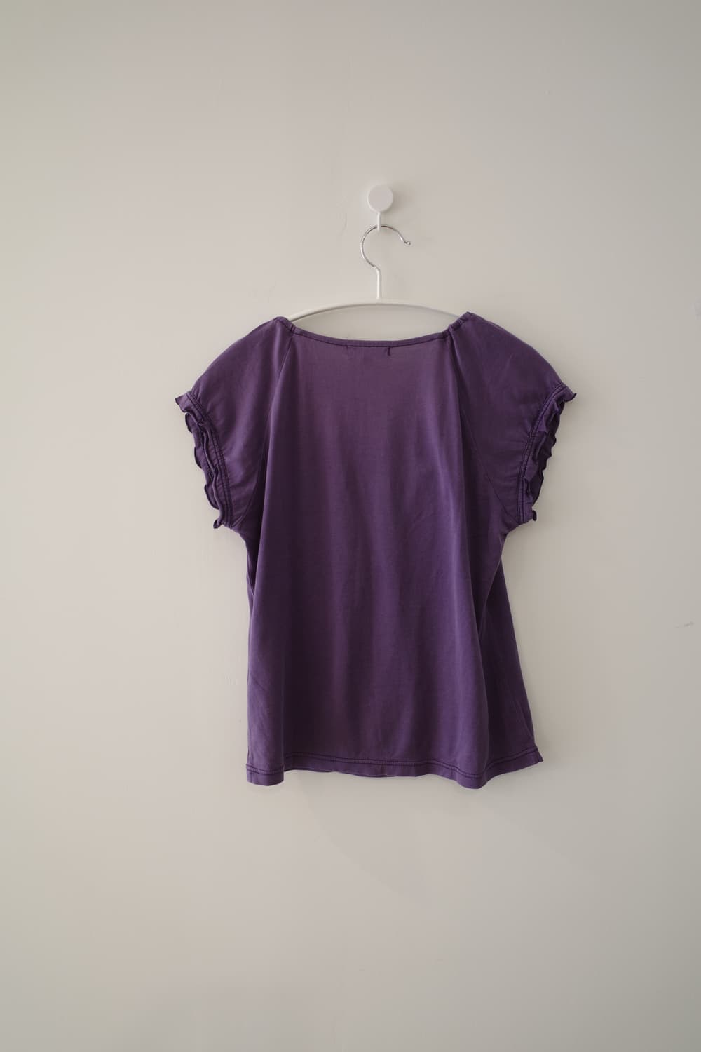 purple frill blouse 상품이미지8