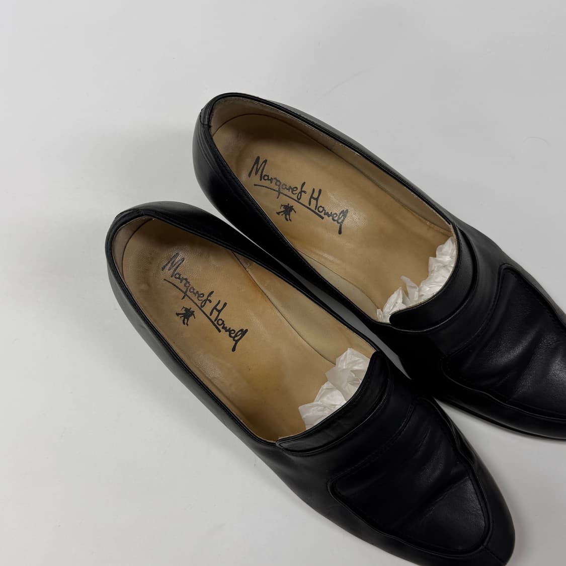 90s Margaret Howell mid heel loafers 상품이미지4