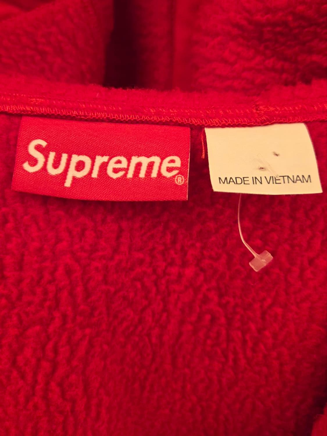 22FW 슈프림 윈드스토퍼 집업 후드 스웨트셔츠 레드  상품이미지5