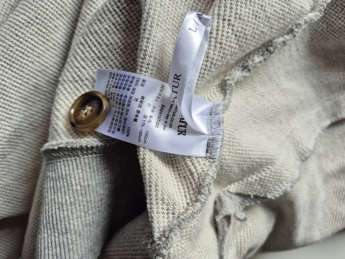 SATUR(세터) 단추포인트 후드집업(TS 상품이미지8