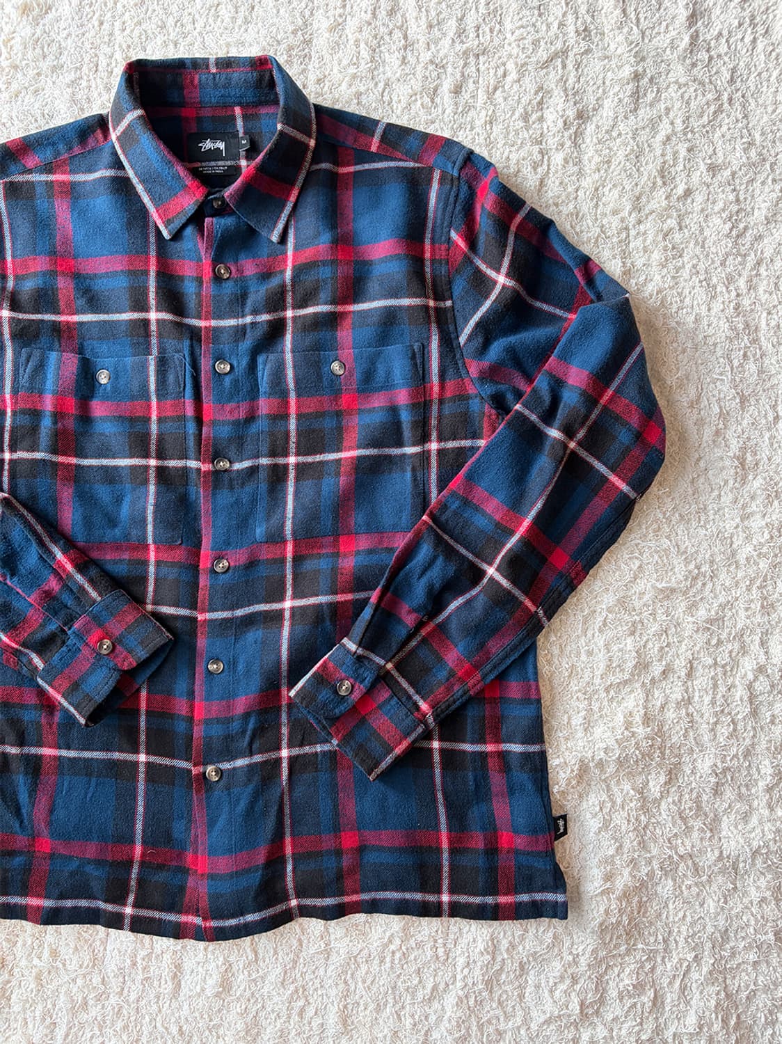 스투시 체크 셔츠 상품이미지3