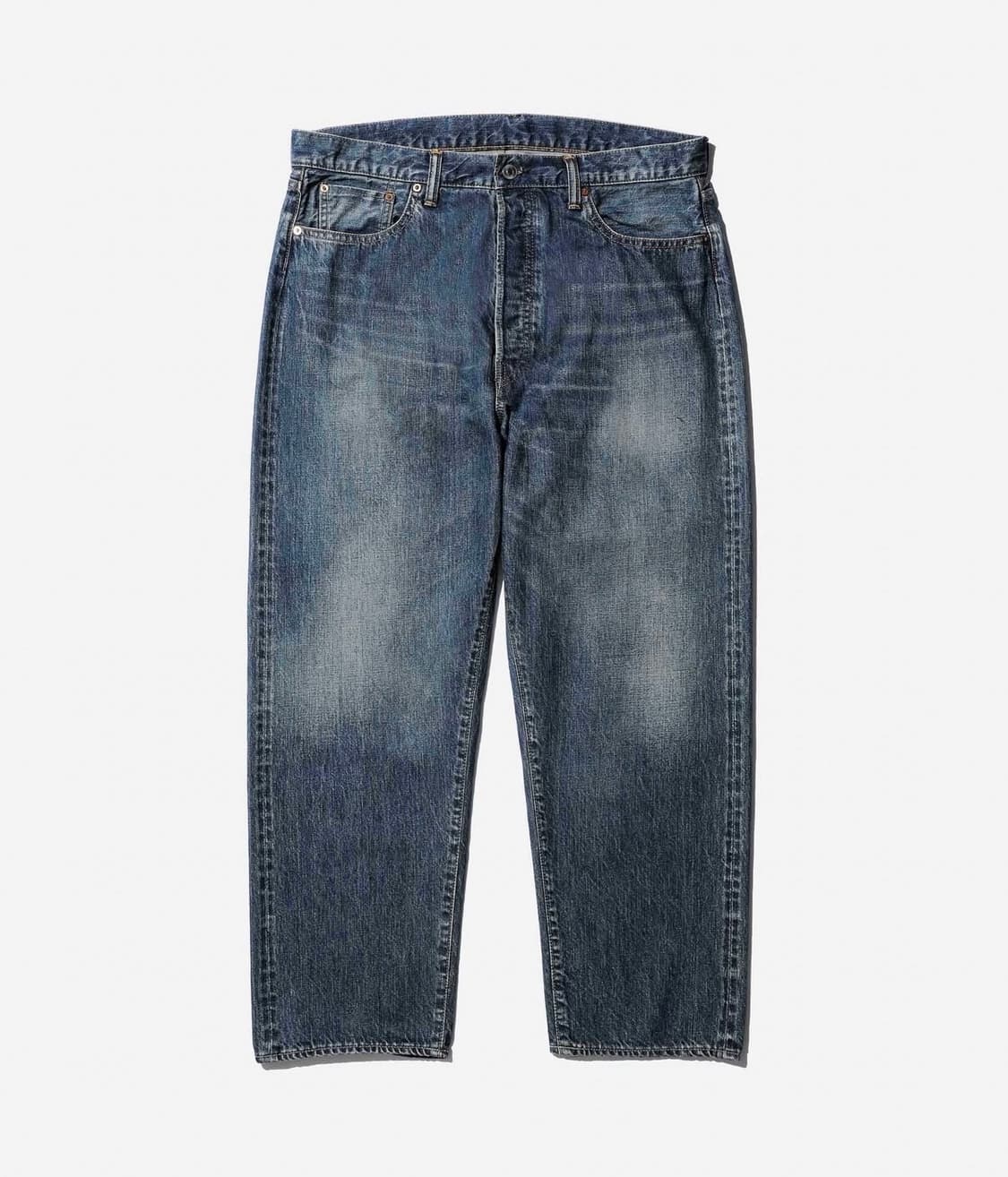 아프레쎄 데님AP-4002 / Washed Denim Wide Pants 상품이미지1