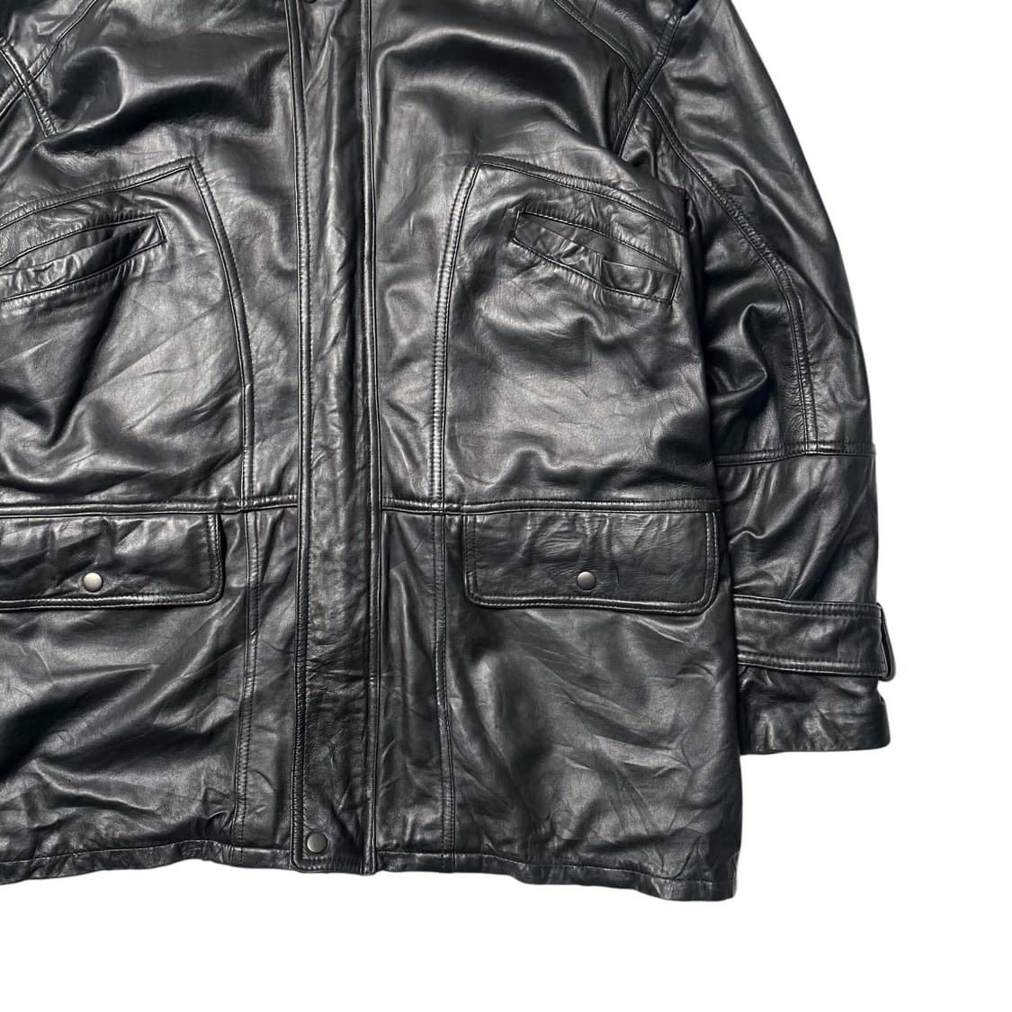 Michael hoban 노스비치레더 코트 상품이미지5