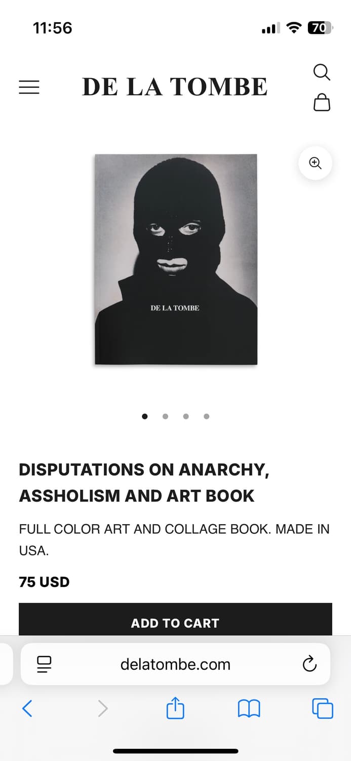 De La Tombe 아트북 상품이미지1