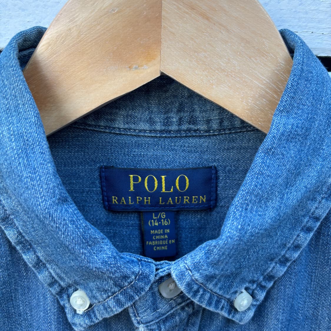 Polo 폴로 데님 셔츠 상품이미지3