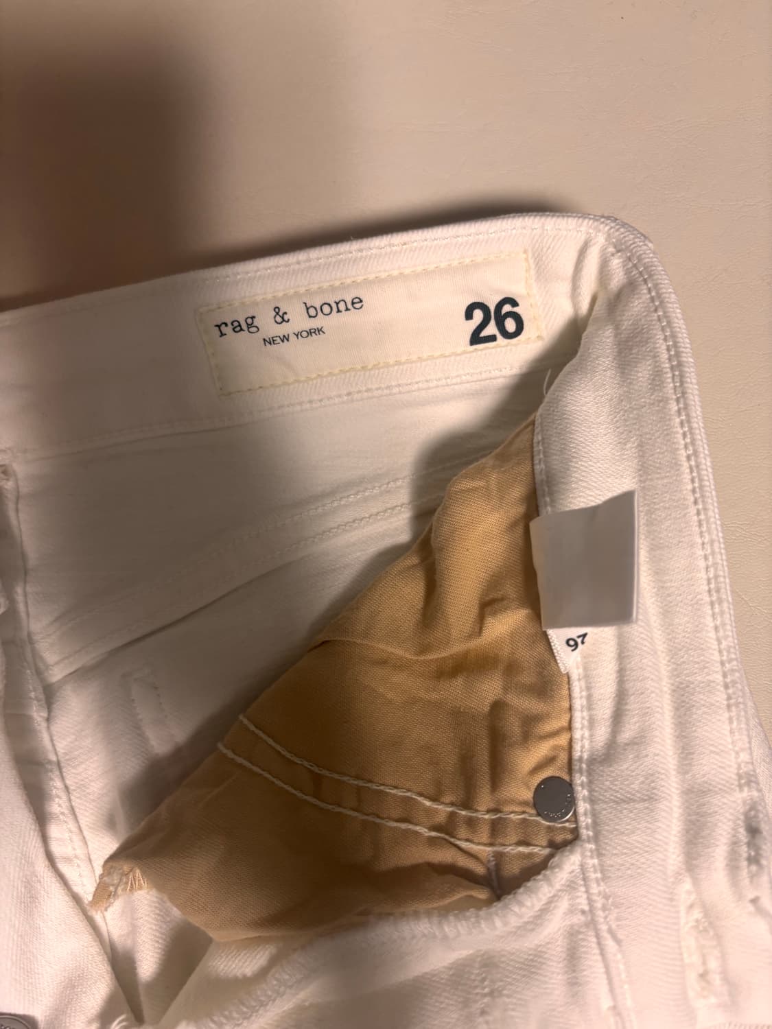 Rag&Bone 화이트데님 26 상품이미지3